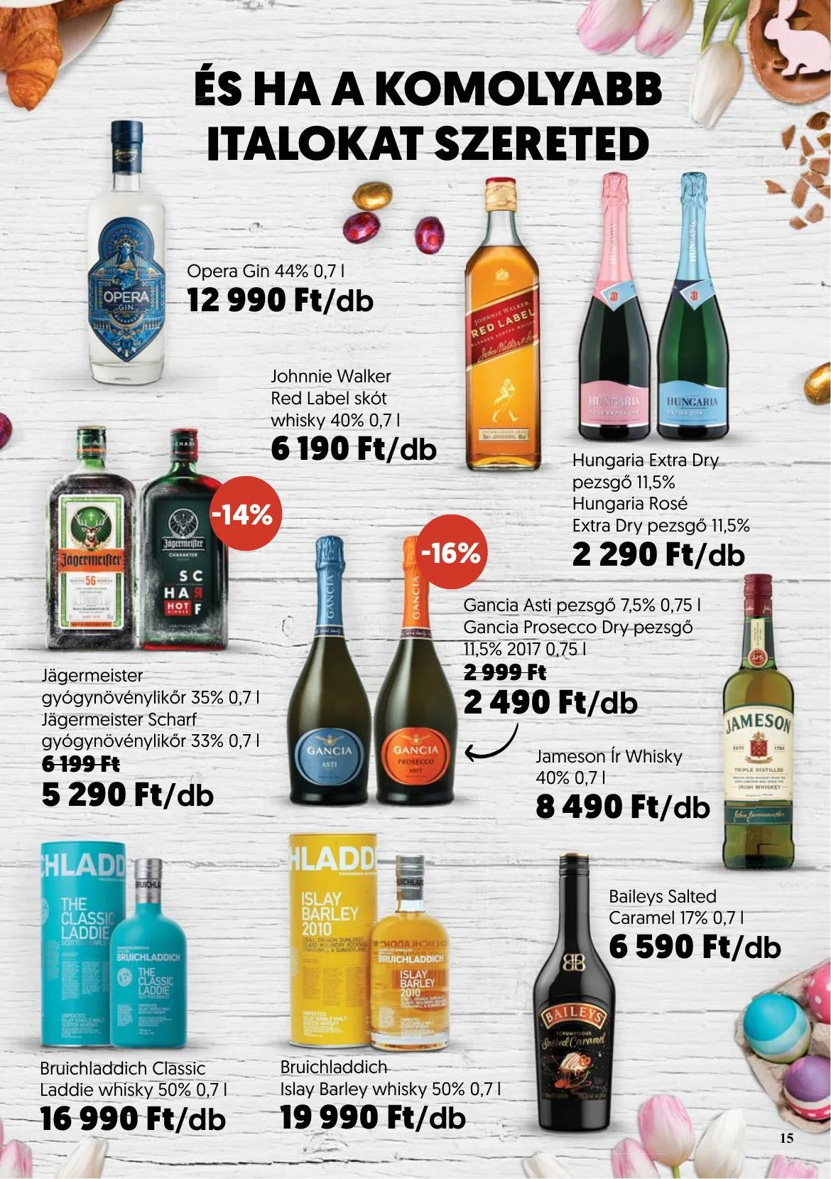 Kifli akciós újság Husveti katalógus 03.16–04.05 – 15. oldal