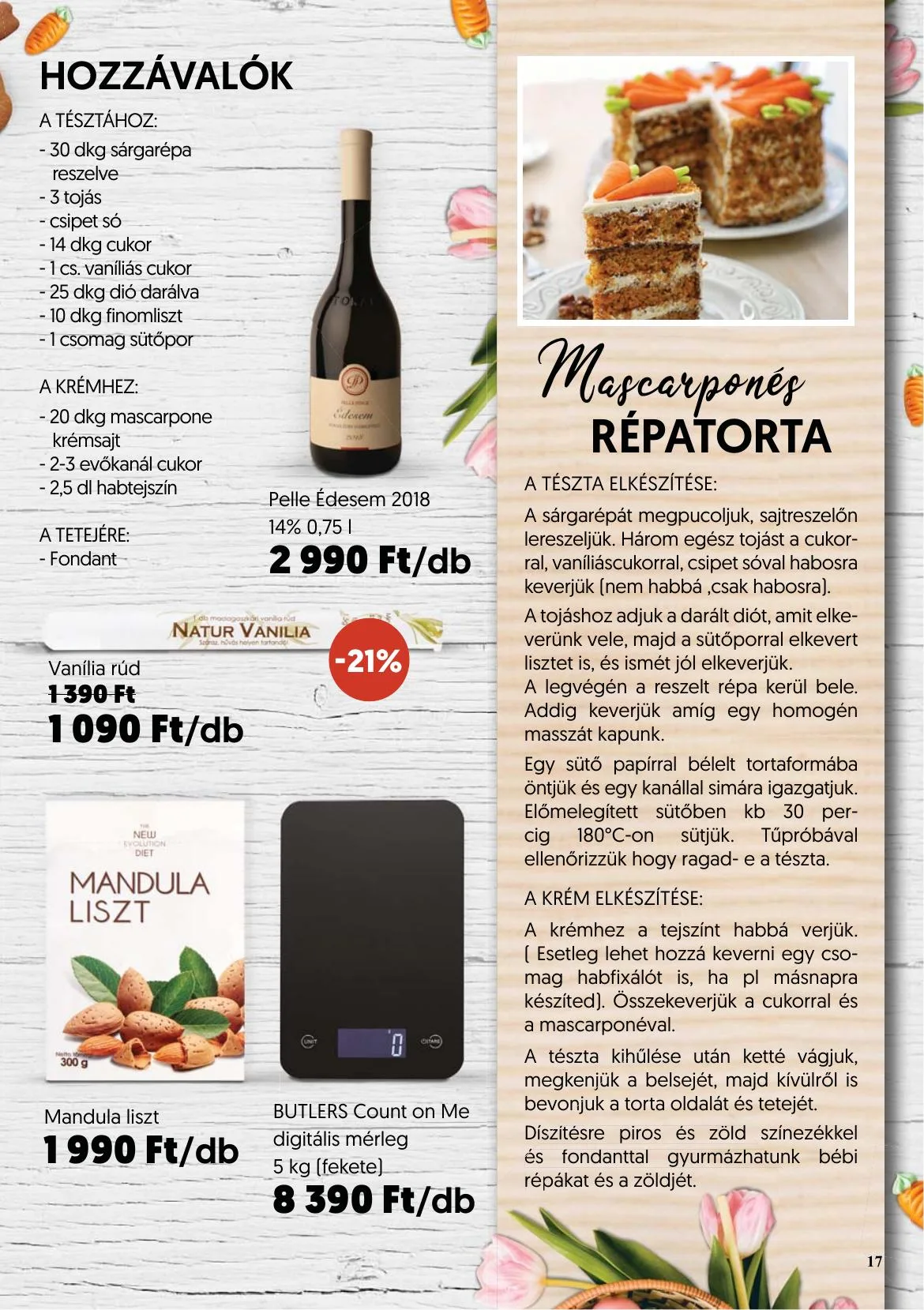 Kifli akciós újság Husveti katalógus 03.16–04.05 – 17. oldal