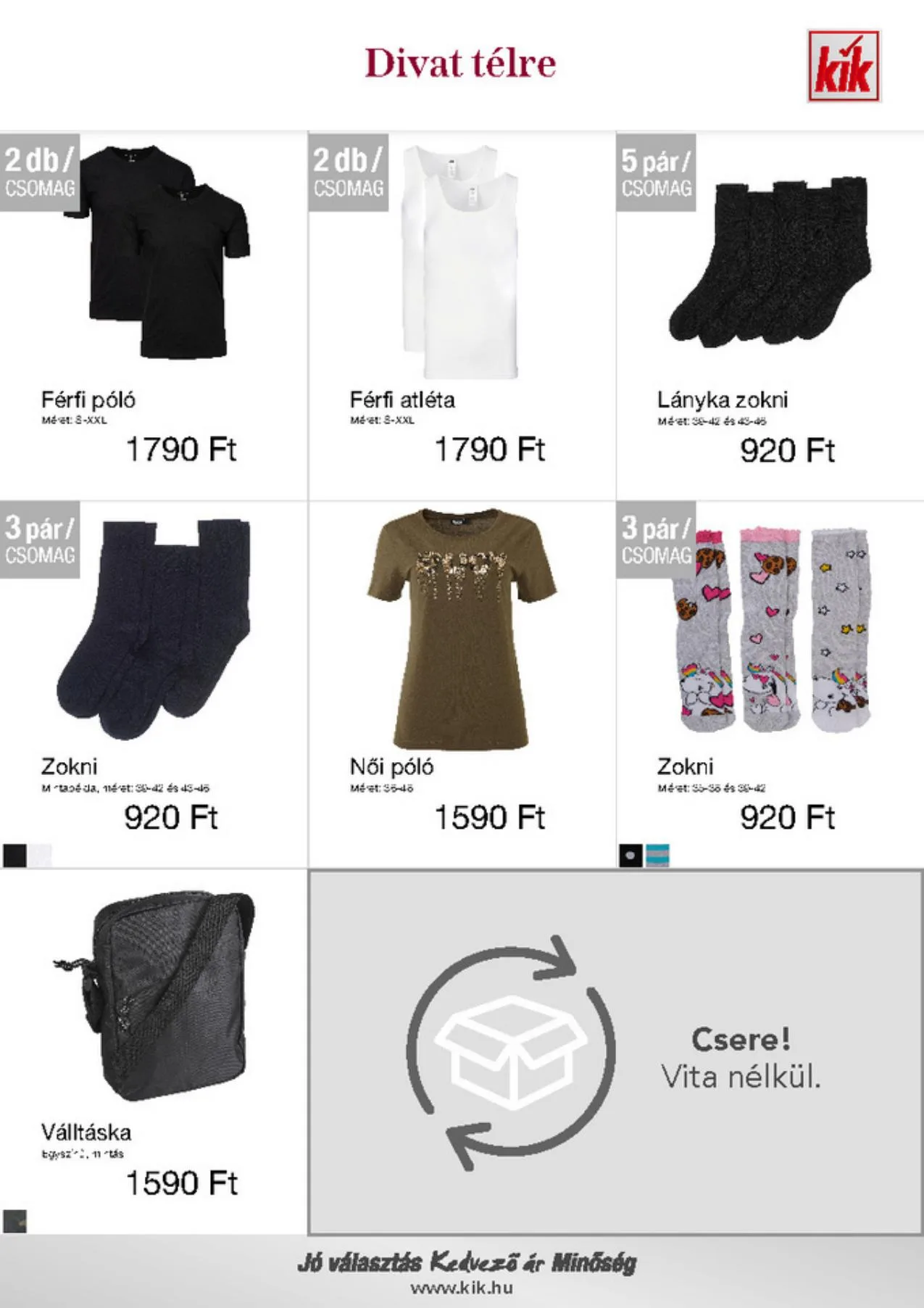 KiK akciós újság 12.06–12.06 – 8. oldal