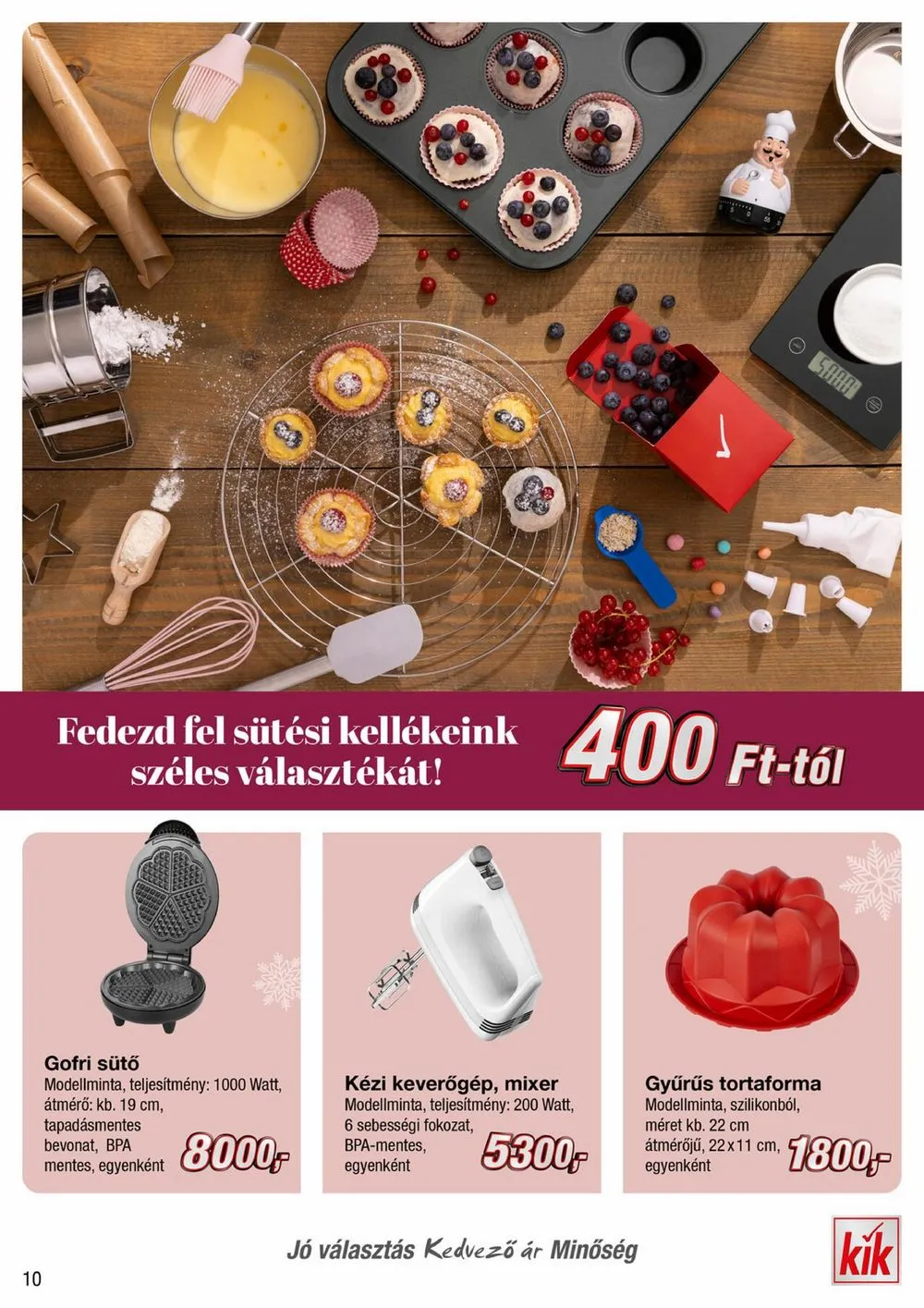 KiK akciós újság 10.16–10.30 – 10. oldal