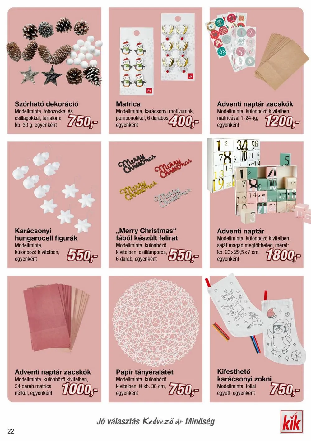 KiK akciós újság 10.16–10.30 – 22. oldal