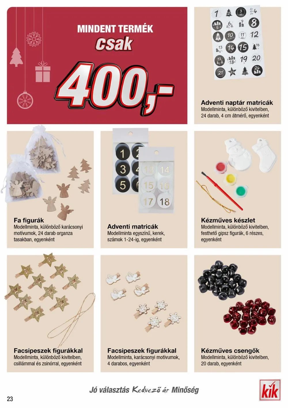 KiK akciós újság 10.16–10.30 – 23. oldal