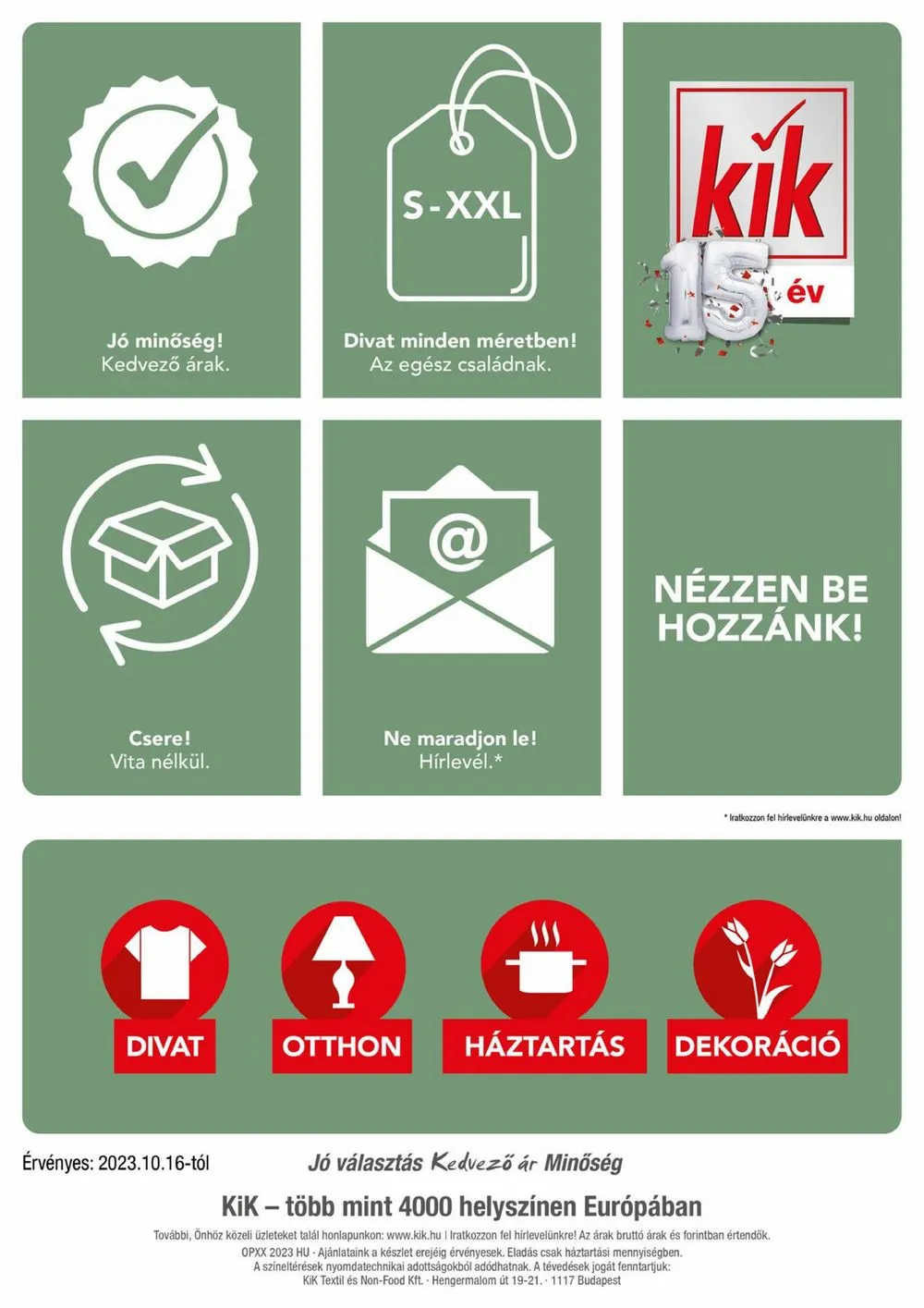 KiK akciós újság 10.16–10.30 – 24. oldal