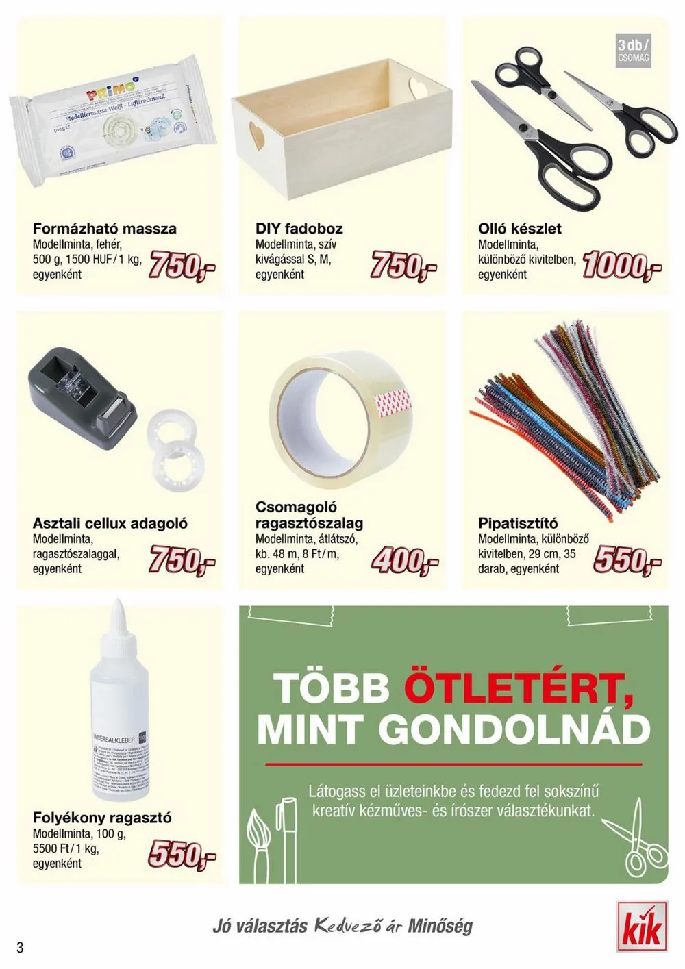 KiK akciós újság 10.16–10.30 – 3. oldal