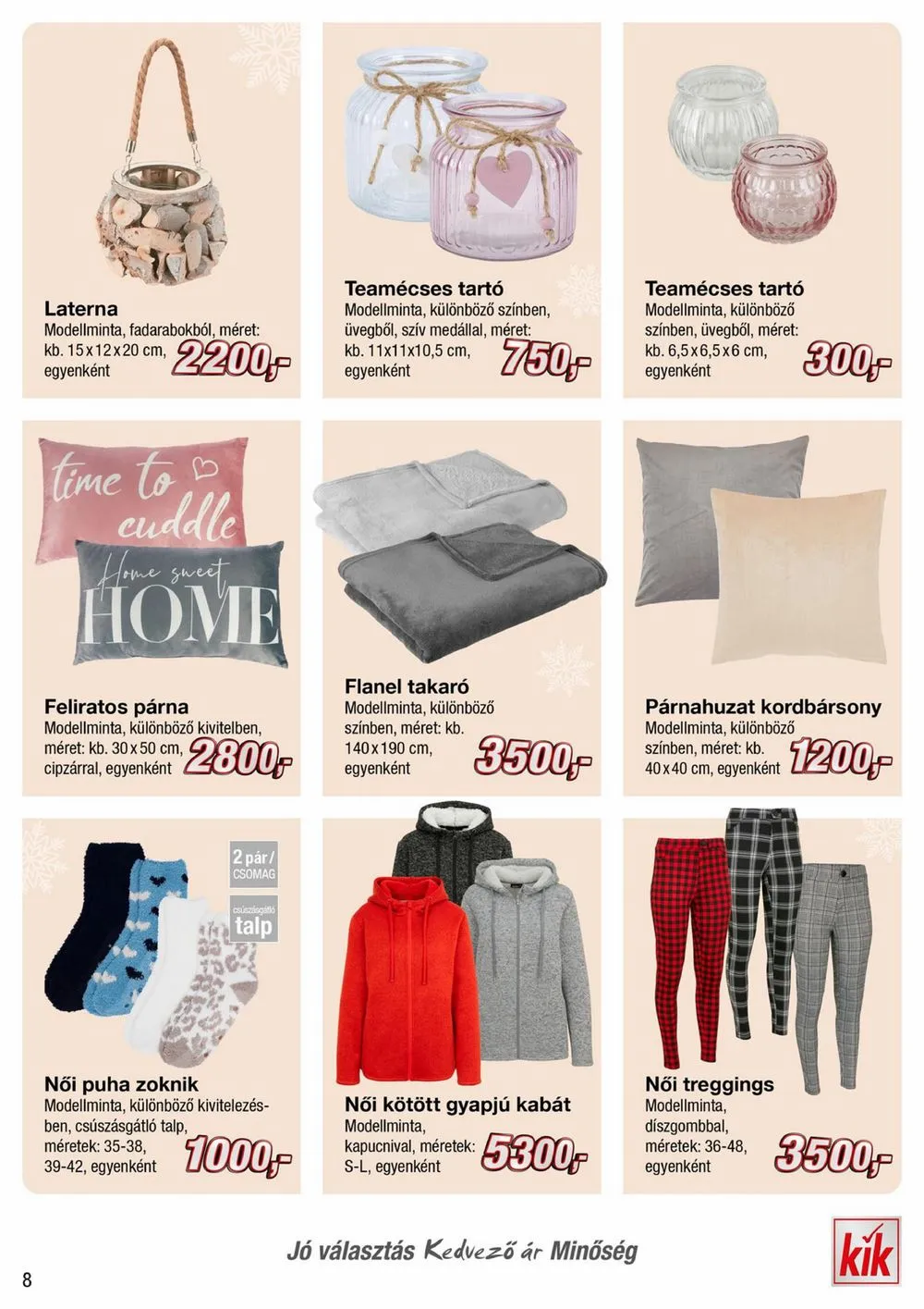 KiK akciós újság 10.16–10.30 – 8. oldal