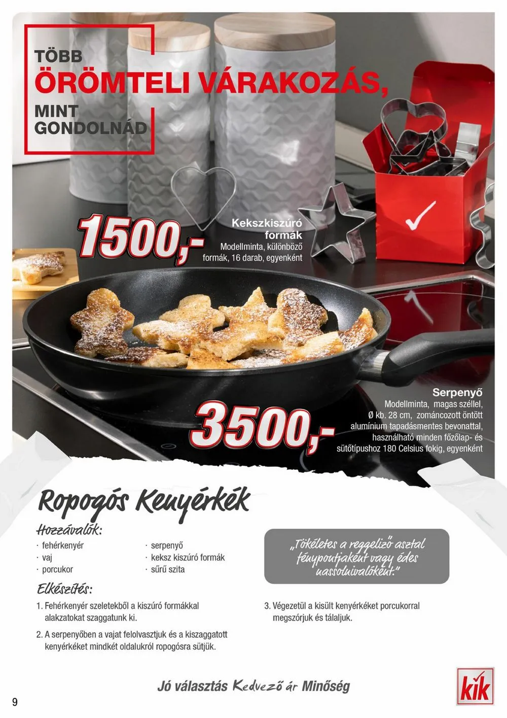 KiK akciós újság 10.16–10.30 – 9. oldal