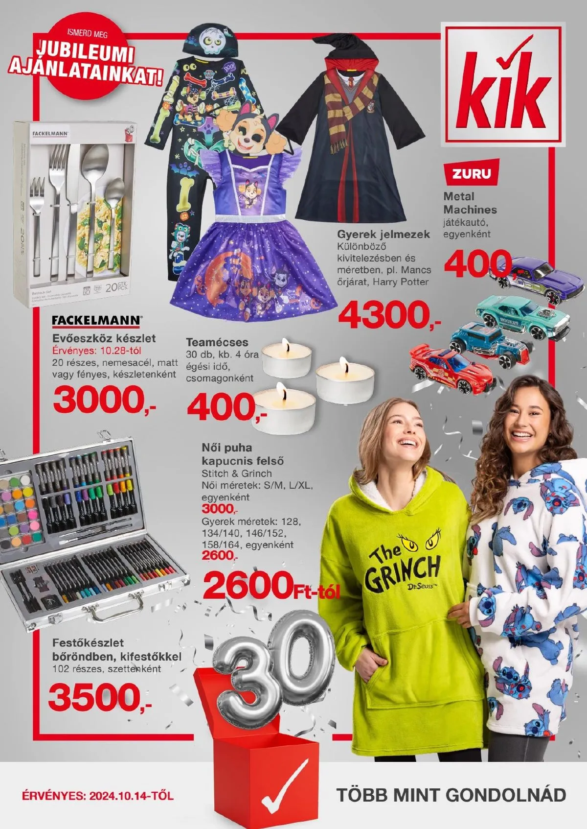 KiK akciós újság Textil 10.14–10.14