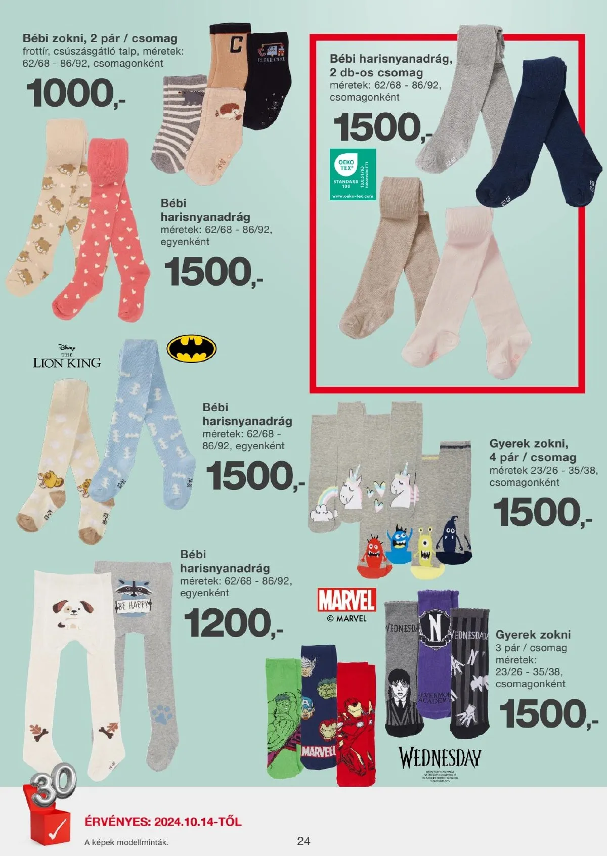 KiK akciós újság Textil 10.14–10.14 – 24. oldal
