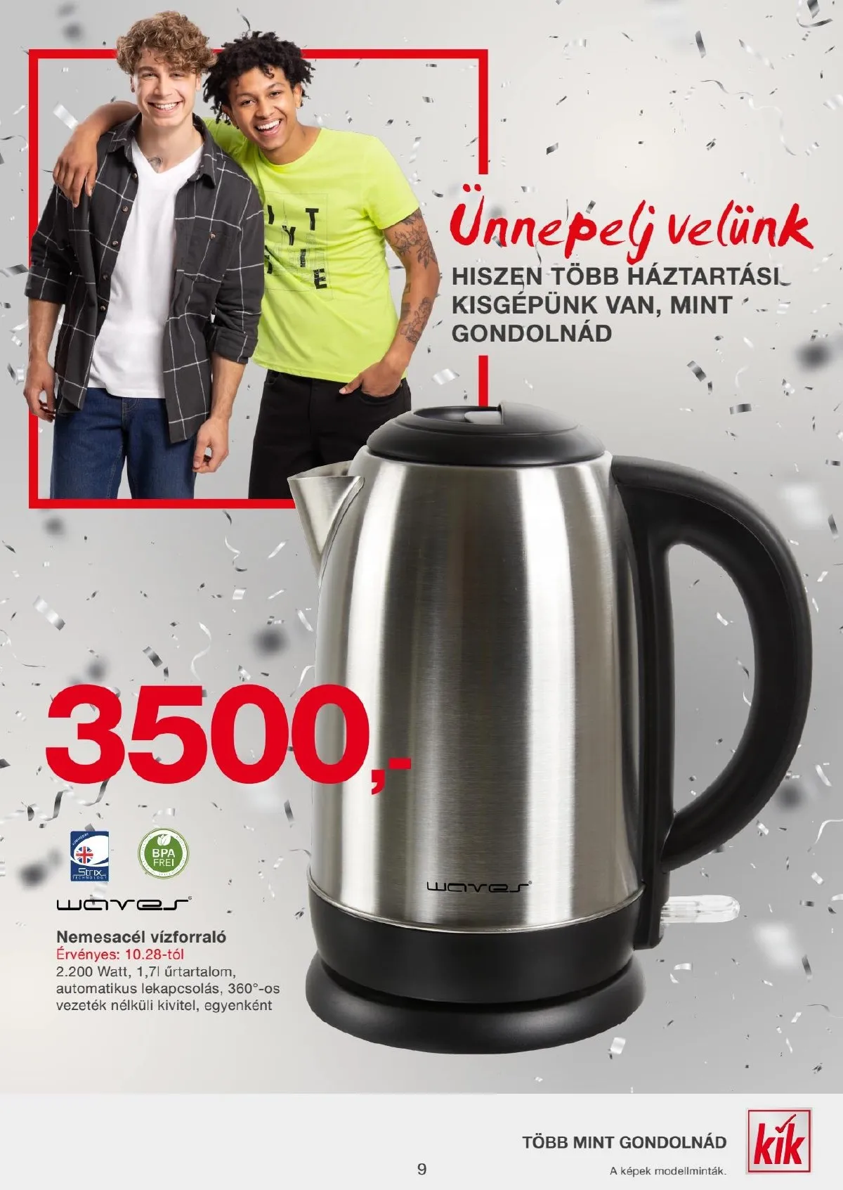 KiK akciós újság Textil 10.14–10.14 – 9. oldal