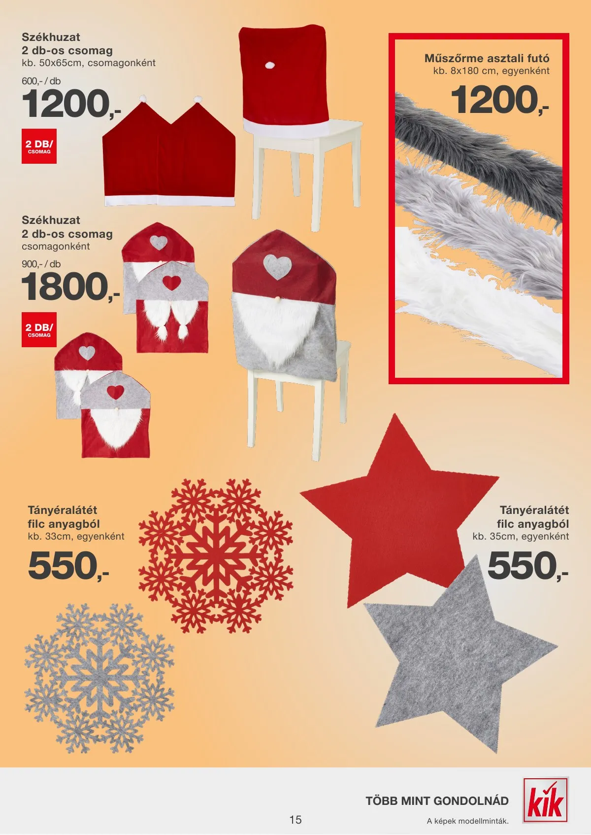 KiK akciós újság Textil 11.11–11.17 – 15. oldal