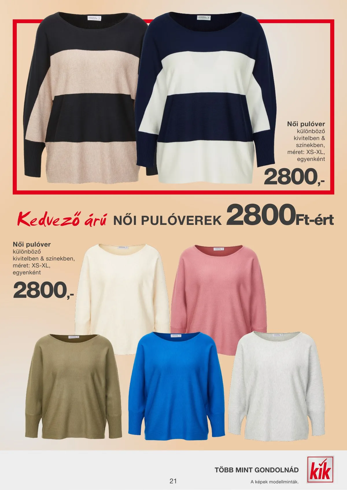 KiK akciós újság Textil 11.11–11.17 – 21. oldal