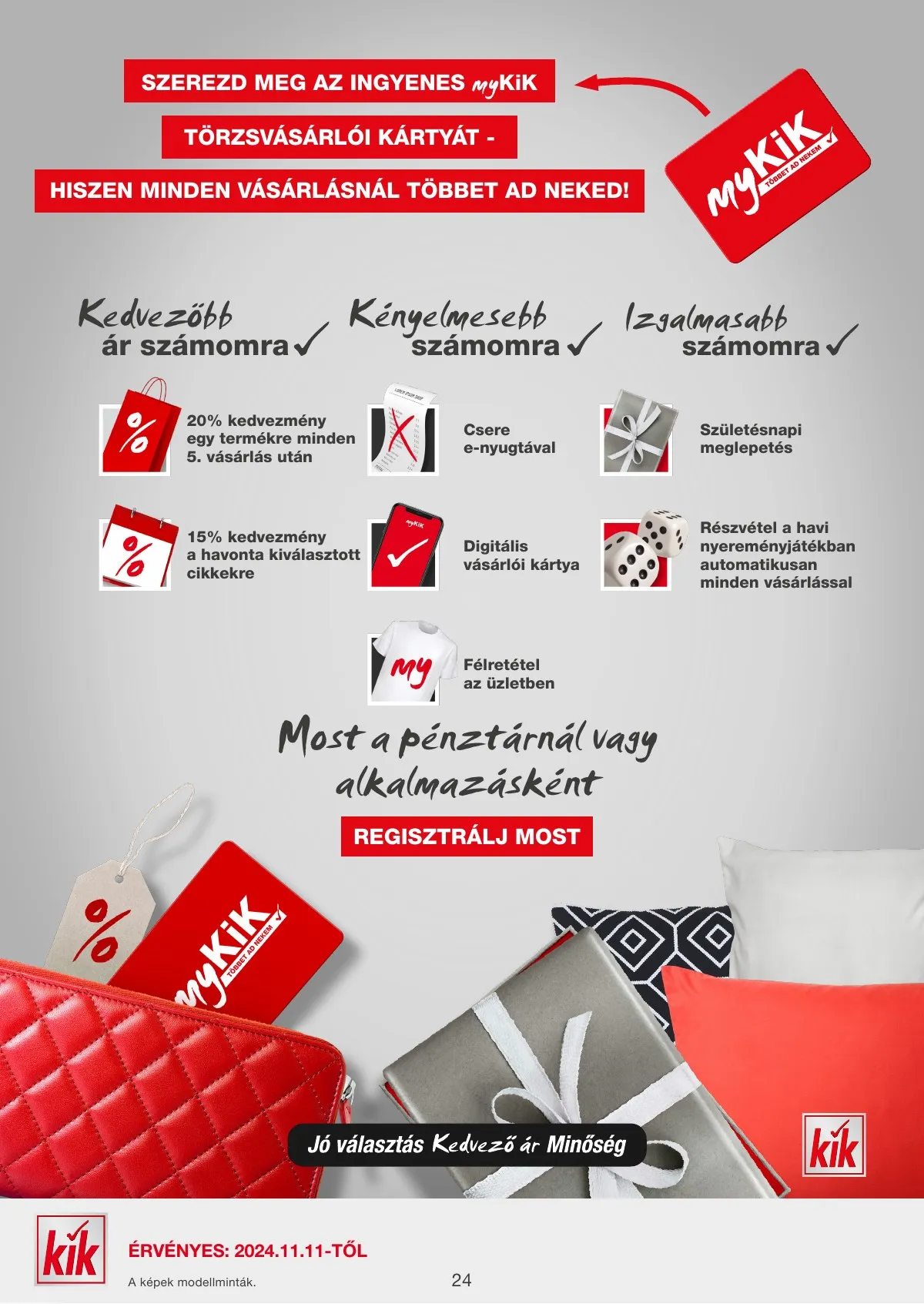 KiK akciós újság Textil 11.11–11.17 – 24. oldal