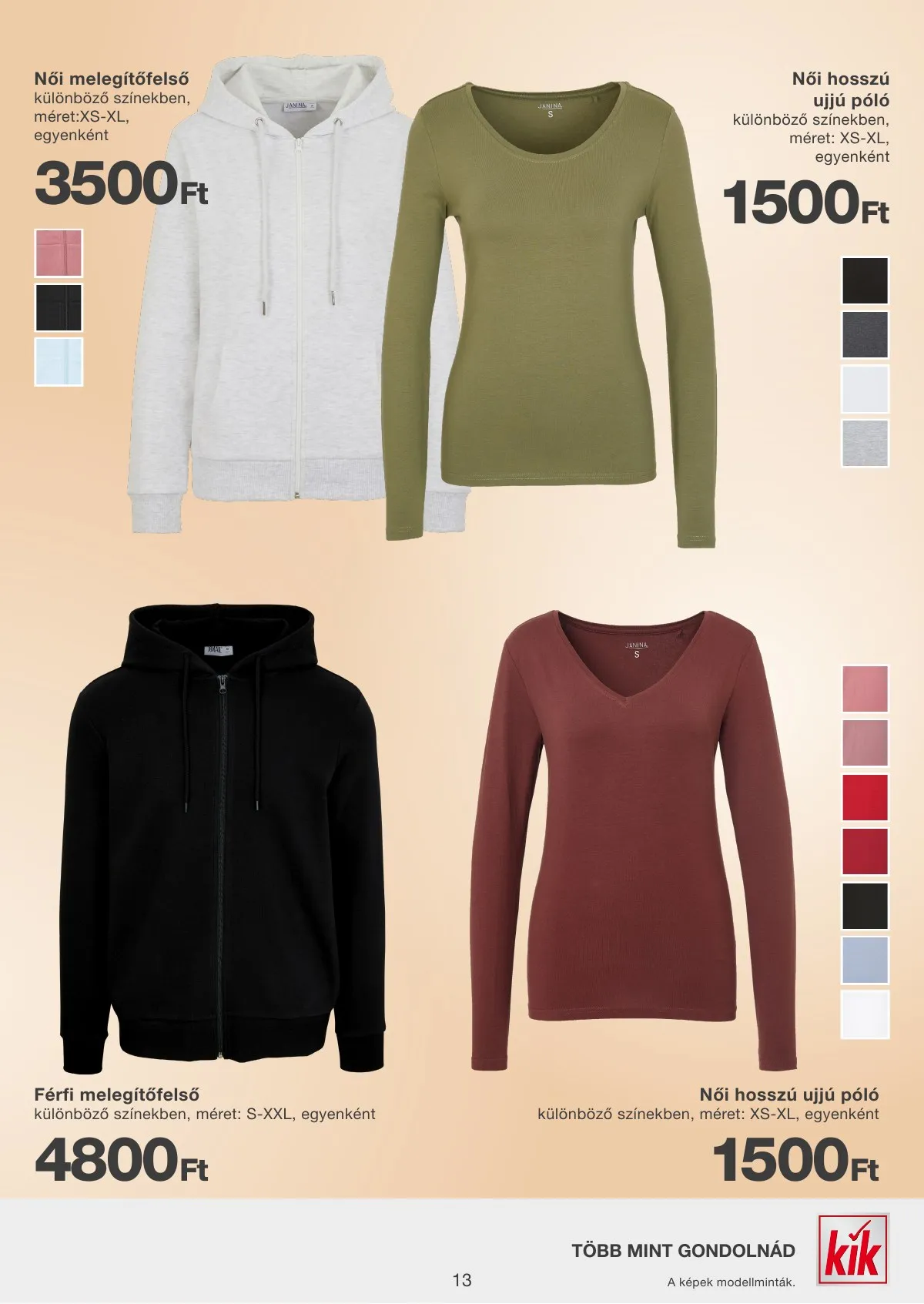 KiK akciós újság Textil 11.18–11.18 – 13. oldal