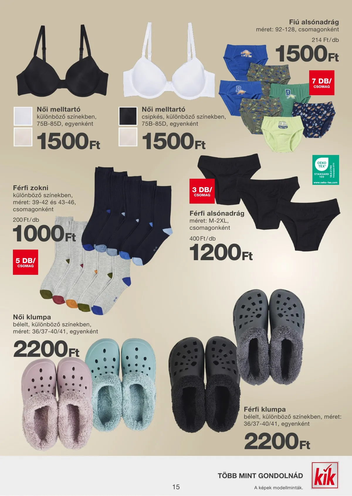 KiK akciós újság Textil 11.18–11.18 – 15. oldal