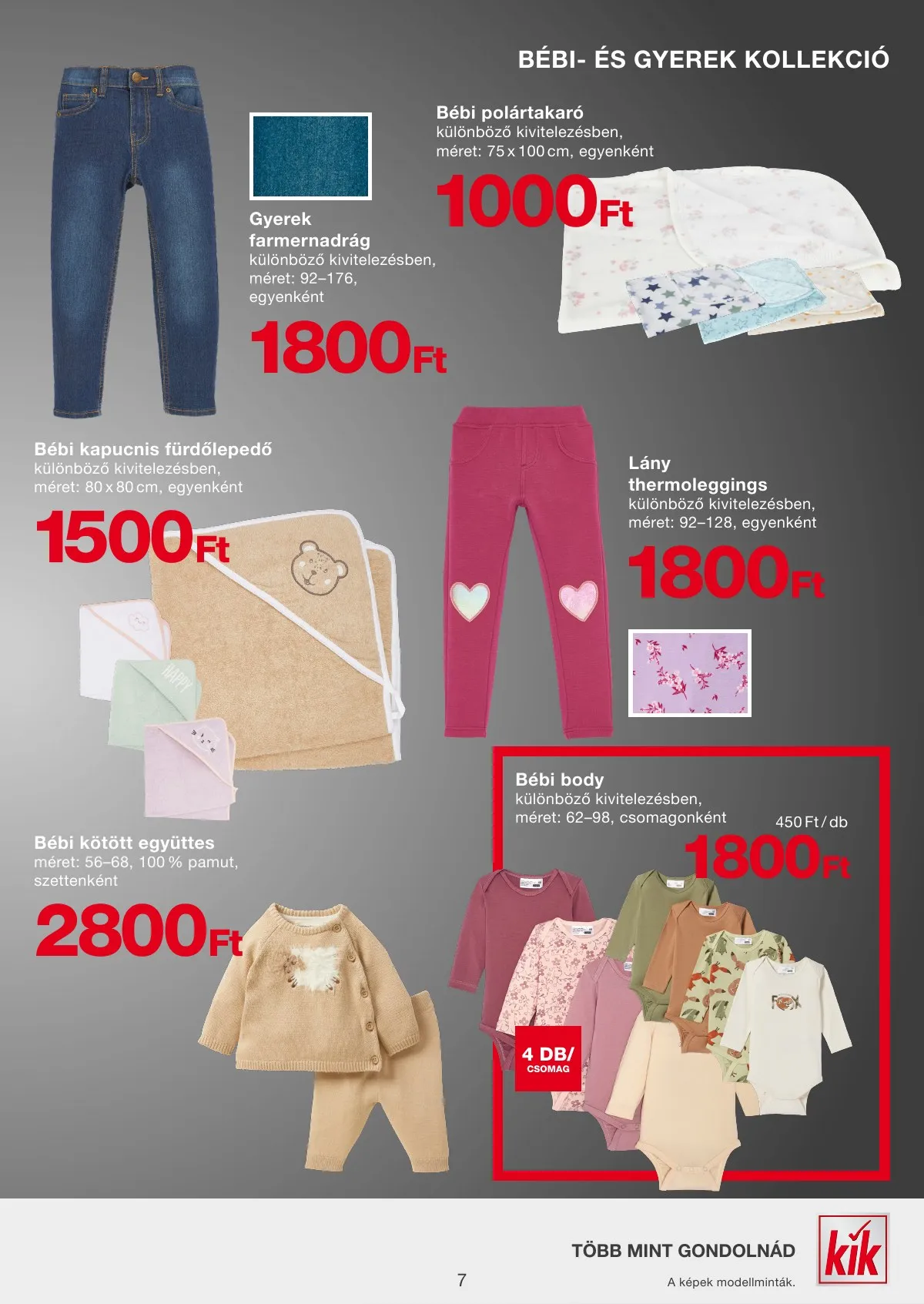 KiK akciós újság Textil 11.18–11.18 – 7. oldal