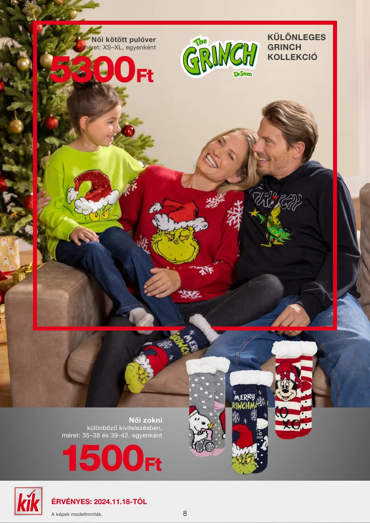 KiK akciós újság Textil 11.18–11.18 – 8. oldal