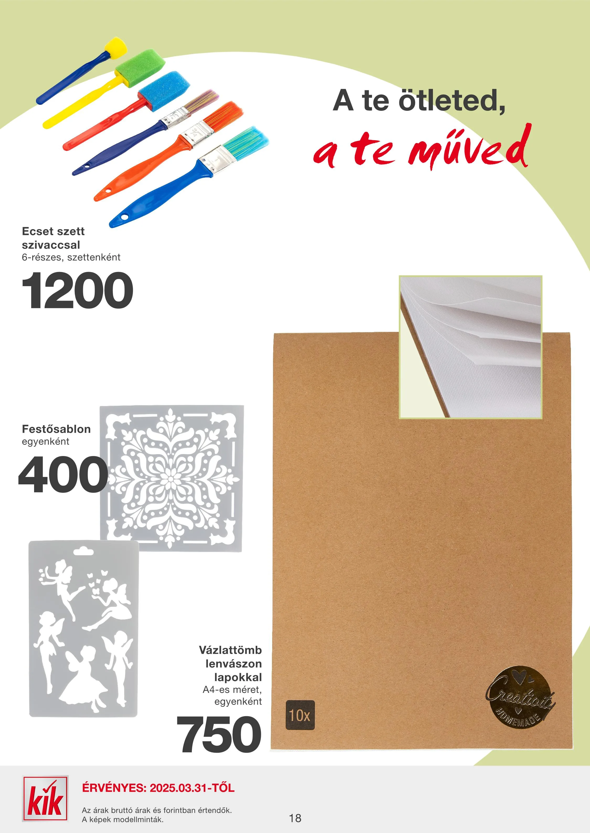 KiK akciós újság Textil 03.31–03.31 – 10. oldal