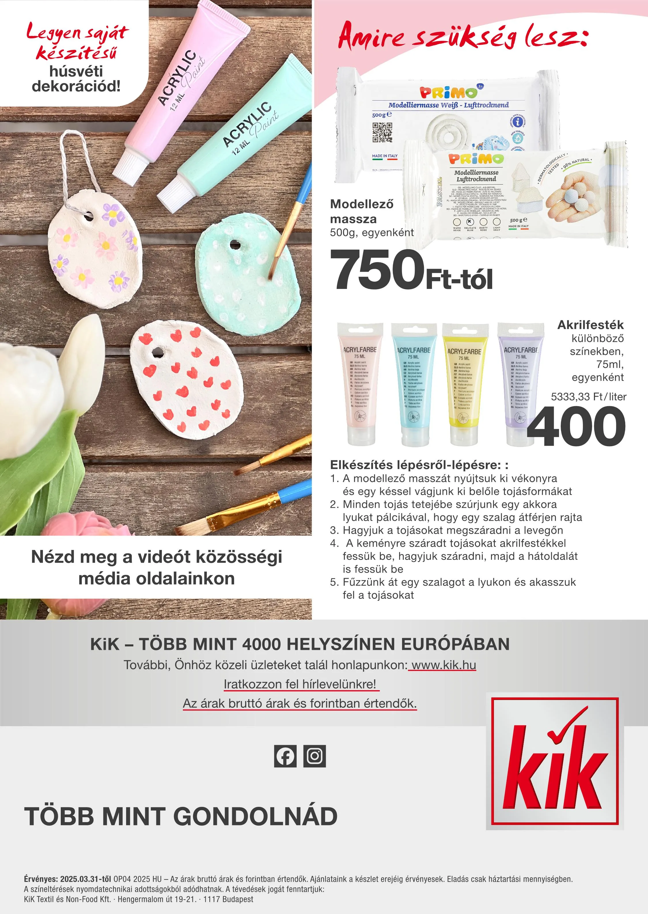 KiK akciós újság Textil 03.31–03.31 – 20. oldal