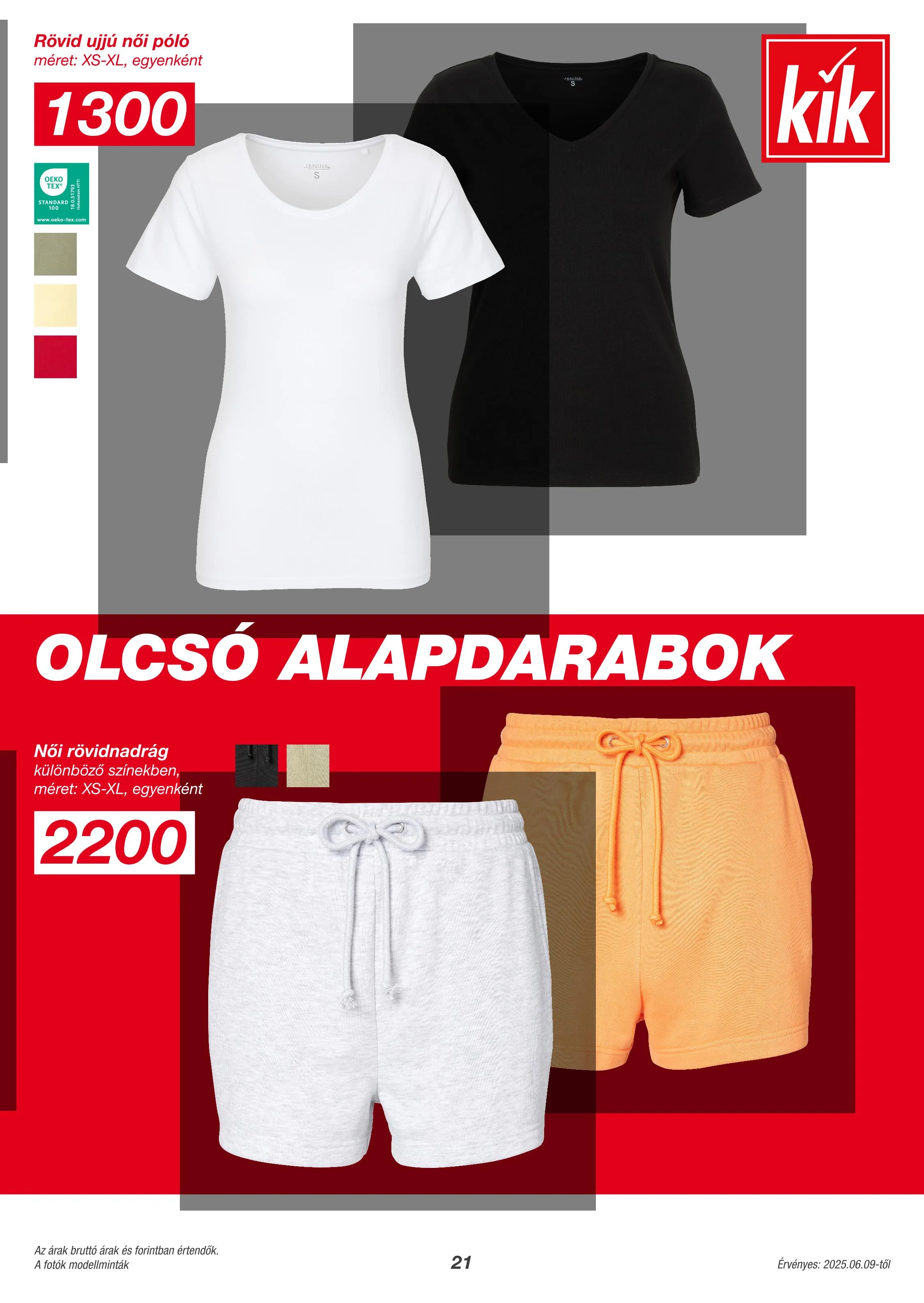 KiK akciós újság Textil 06.09–06.09 – 14. oldal