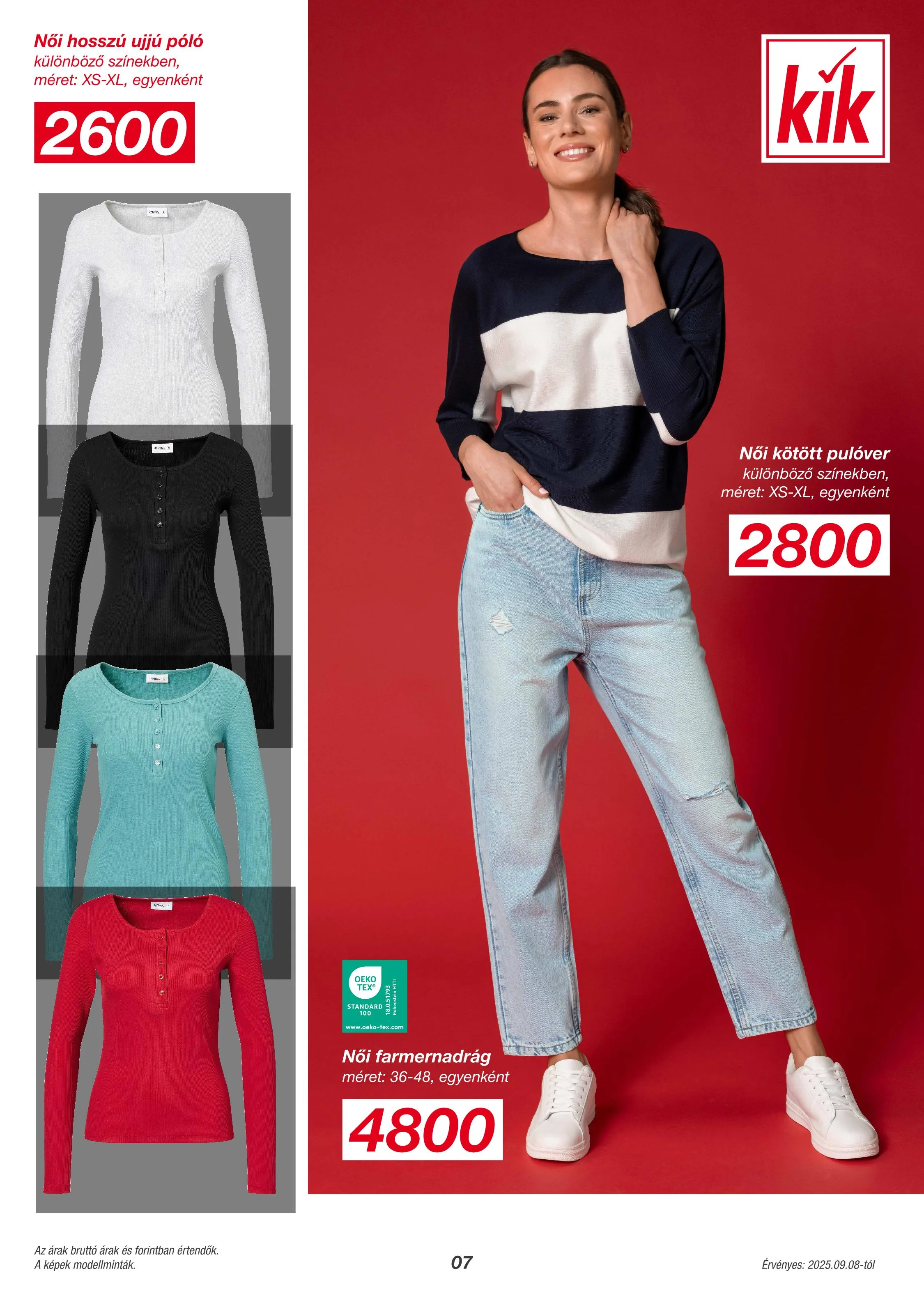 KiK akciós újság Textil 09.08–09.08 – 12. oldal