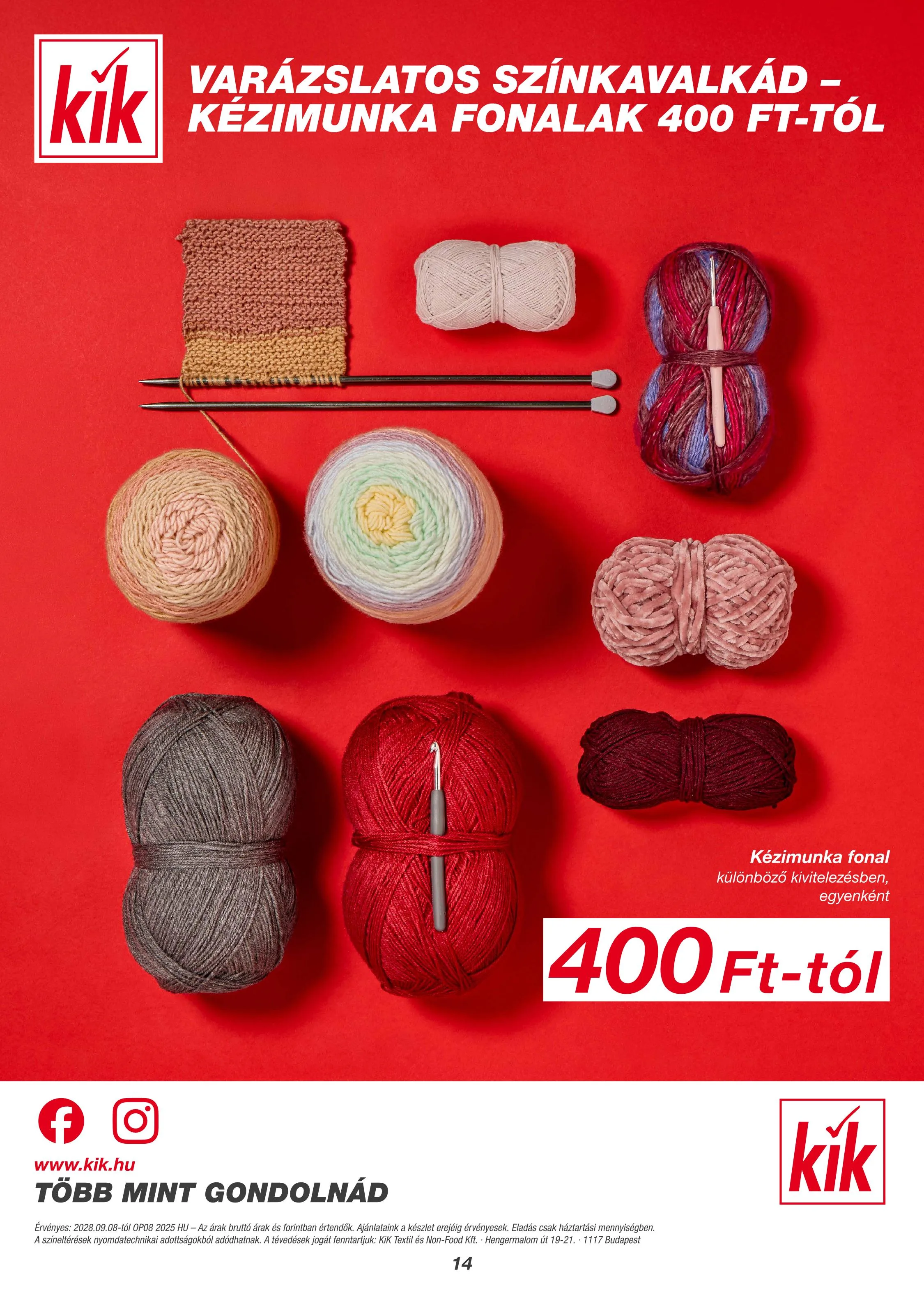 KiK akciós újság Textil 09.08–09.08 – 6. oldal