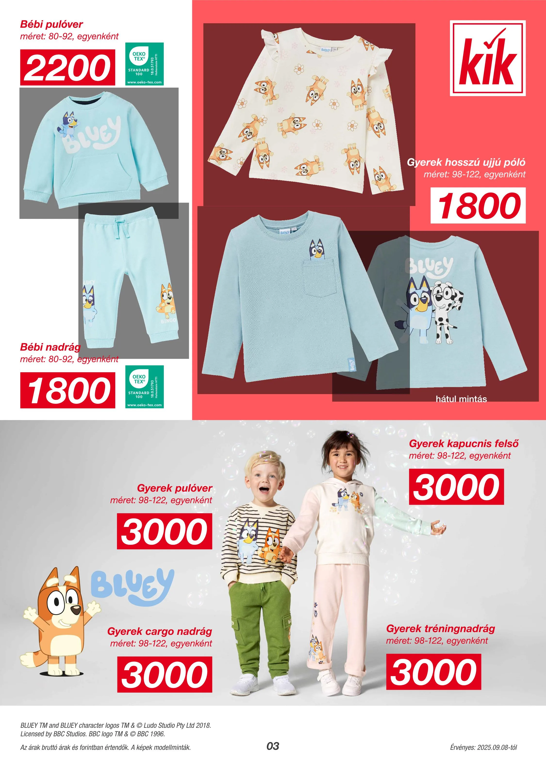 KiK akciós újság Textil 09.08–09.08 – 8. oldal