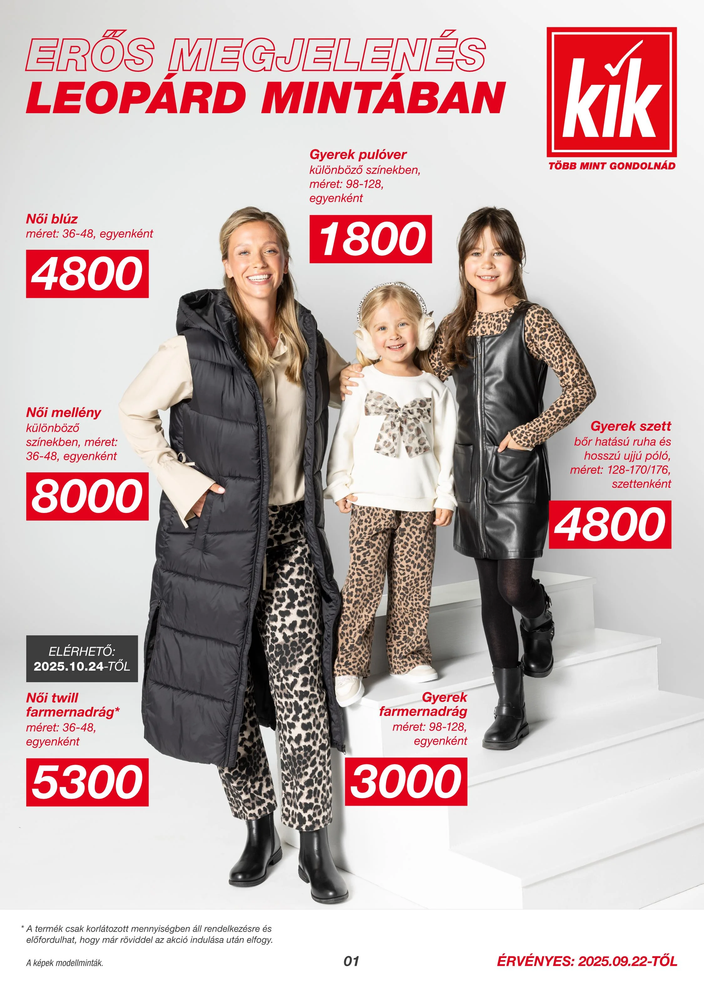 KiK akciós újság Textil 09.22–09.22