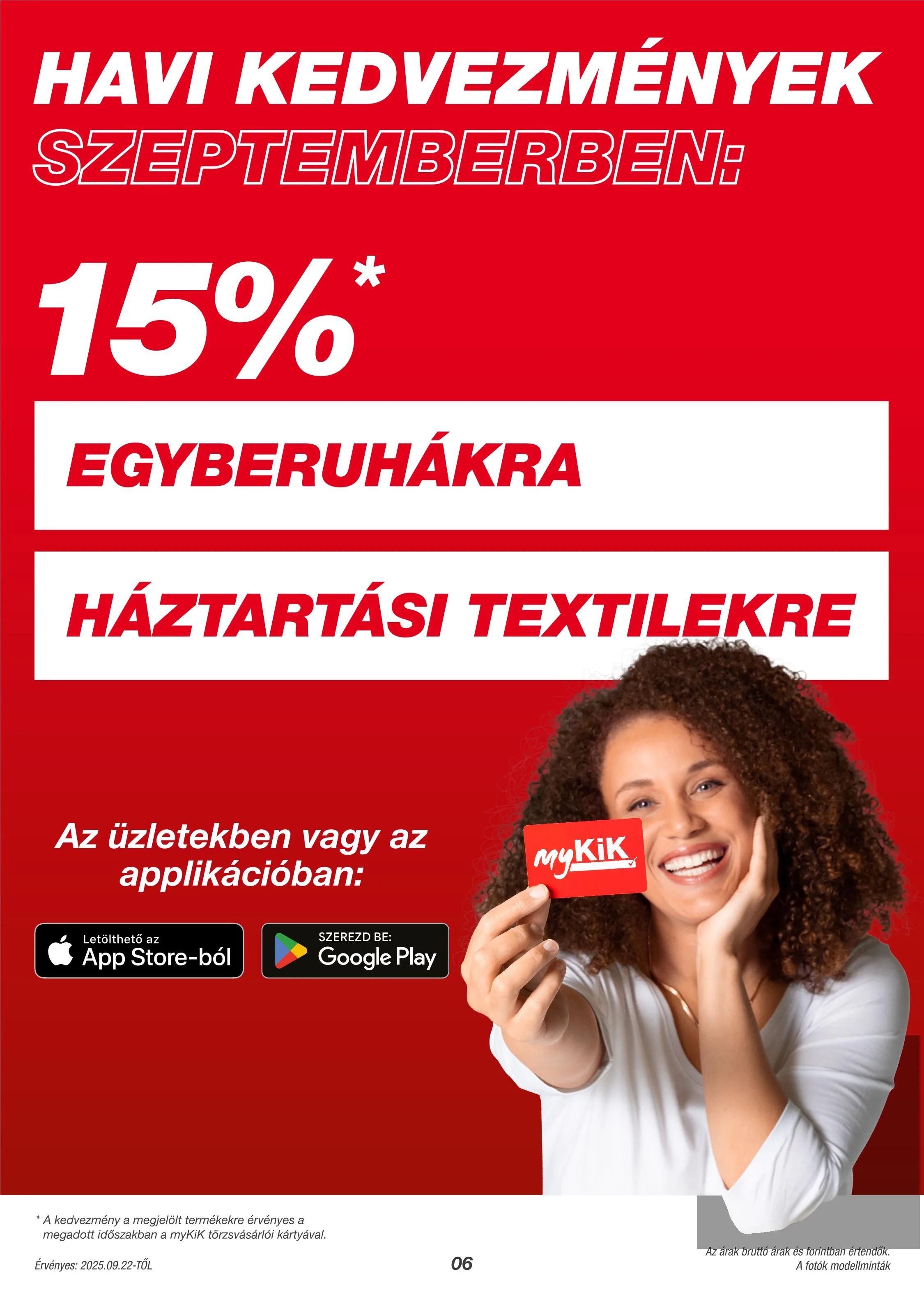 KiK akciós újság Textil 09.22–09.22 – 16. oldal