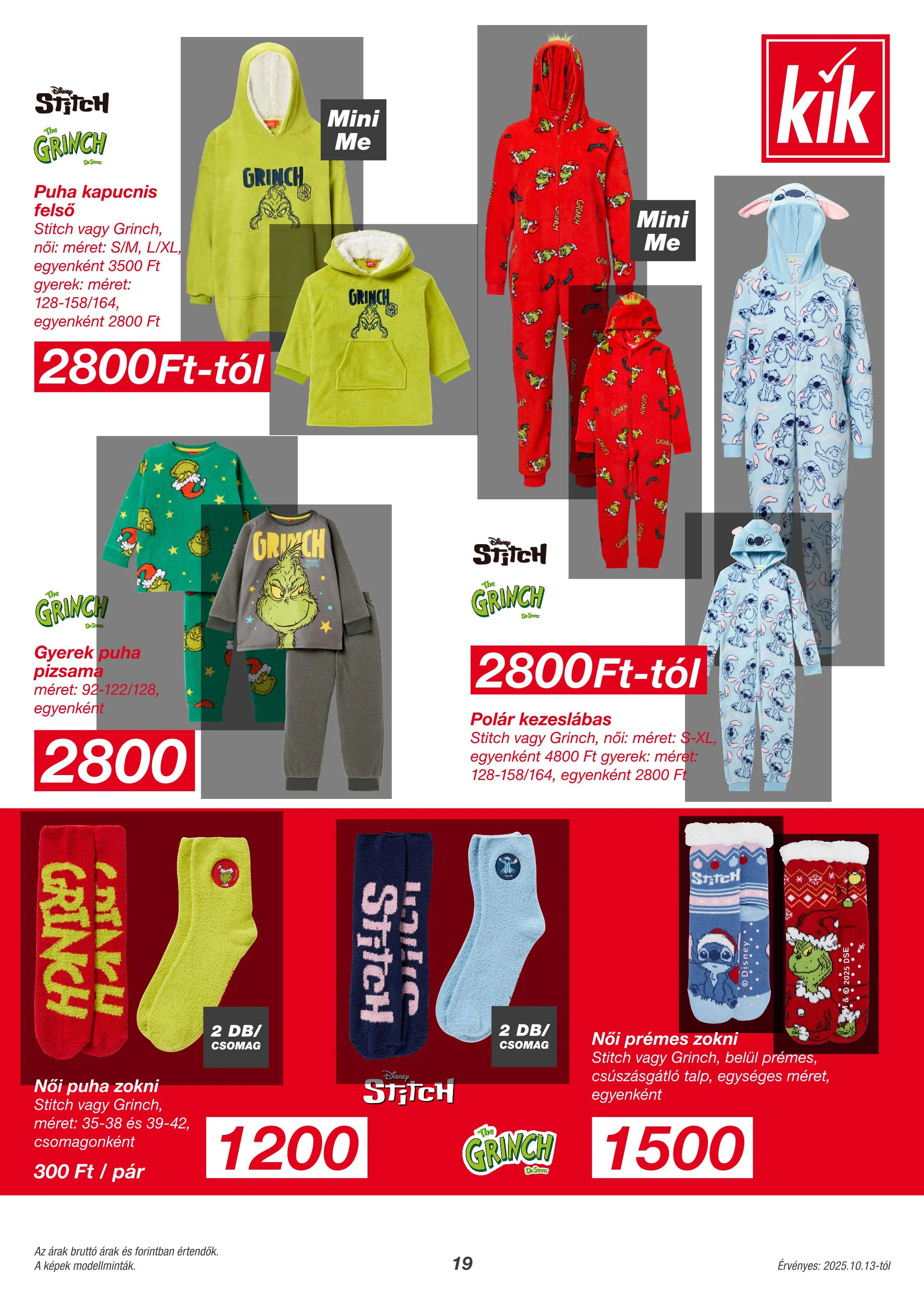KiK akciós újság Textil 10.13–10.13 – 11. oldal