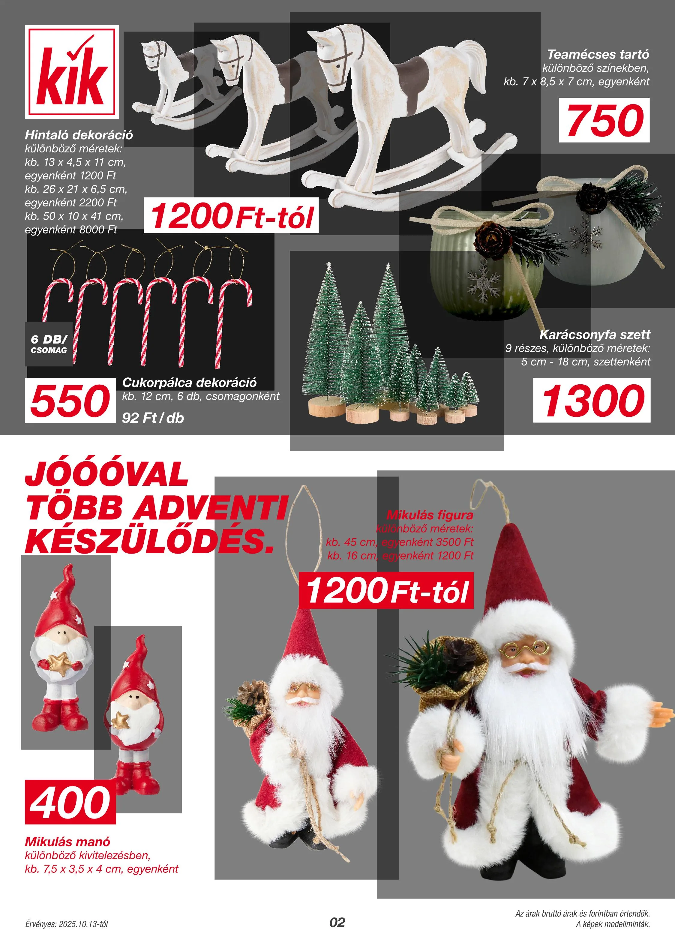 KiK akciós újság Textil 10.13–10.13 – 12. oldal