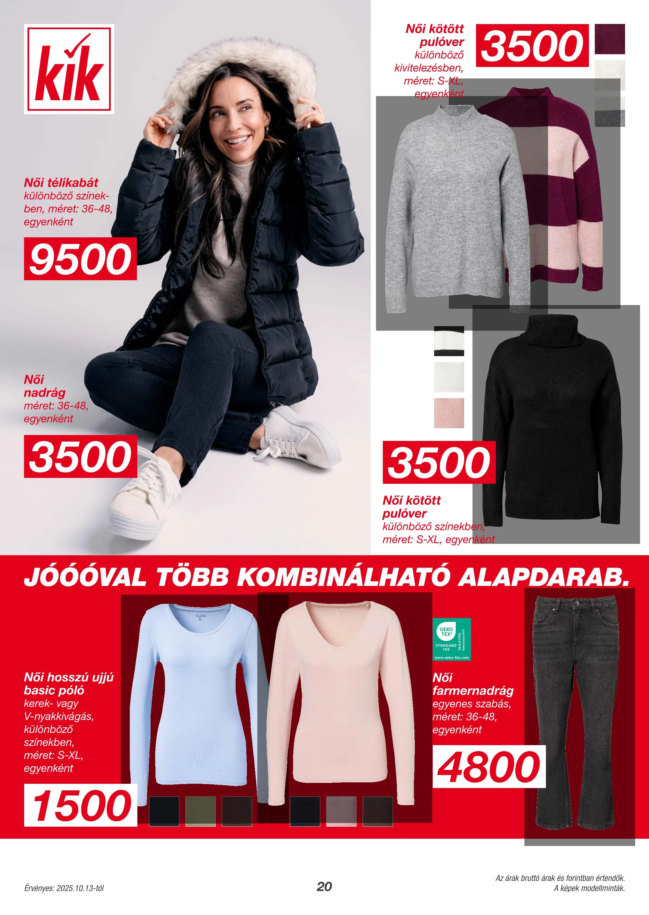 KiK akciós újság Textil 10.13–10.13 – 13. oldal