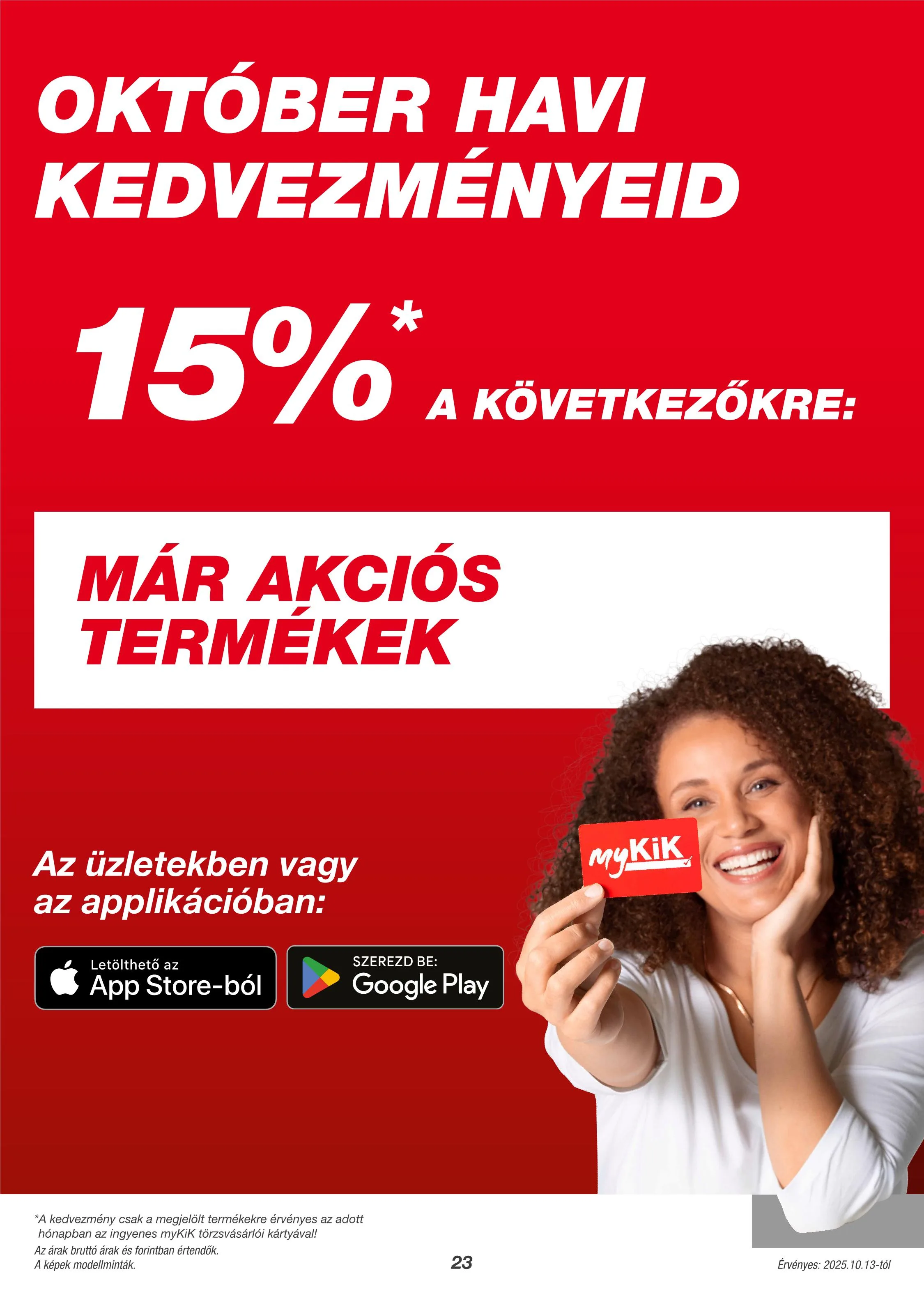 KiK akciós újság Textil 10.13–10.13 – 16. oldal