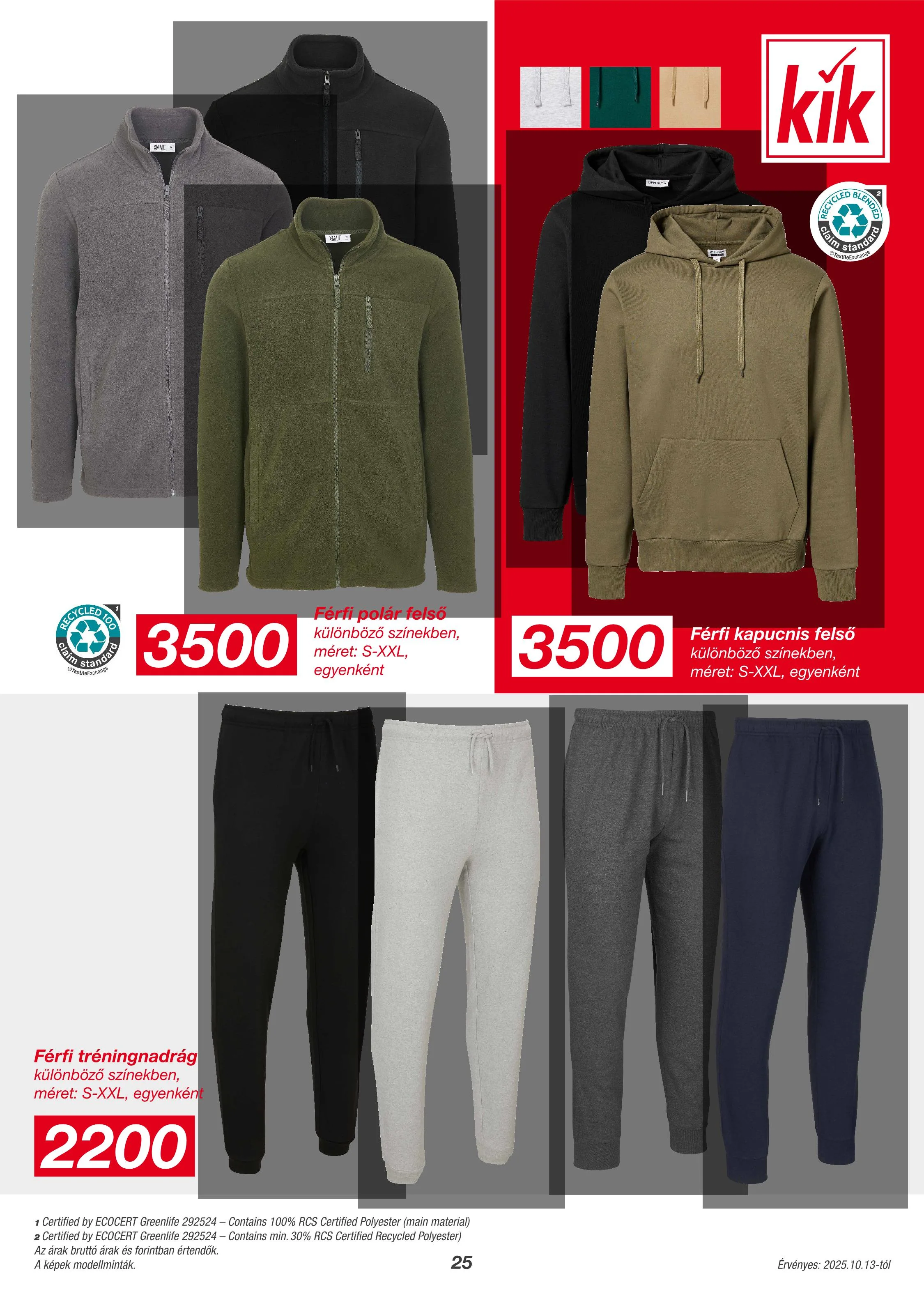 KiK akciós újság Textil 10.13–10.13 – 18. oldal