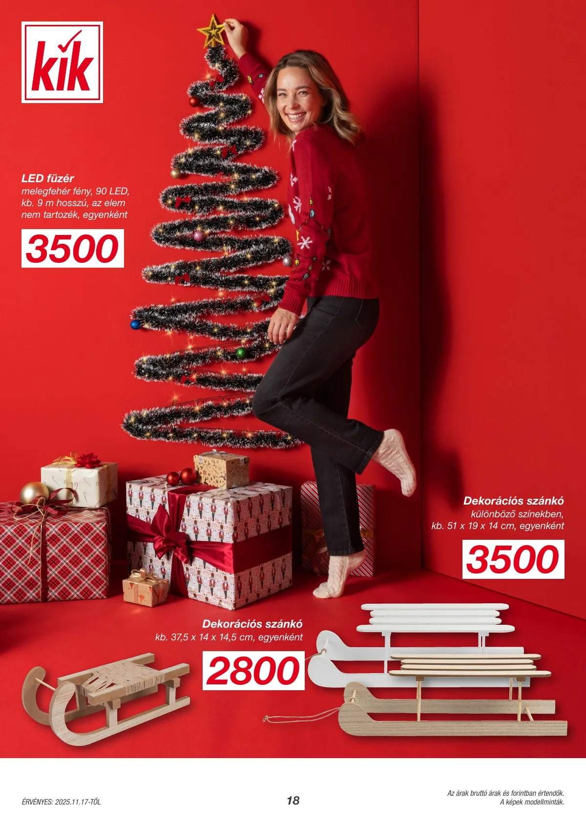 KiK akciós újság Textil 11.17–11.17 – 18. oldal