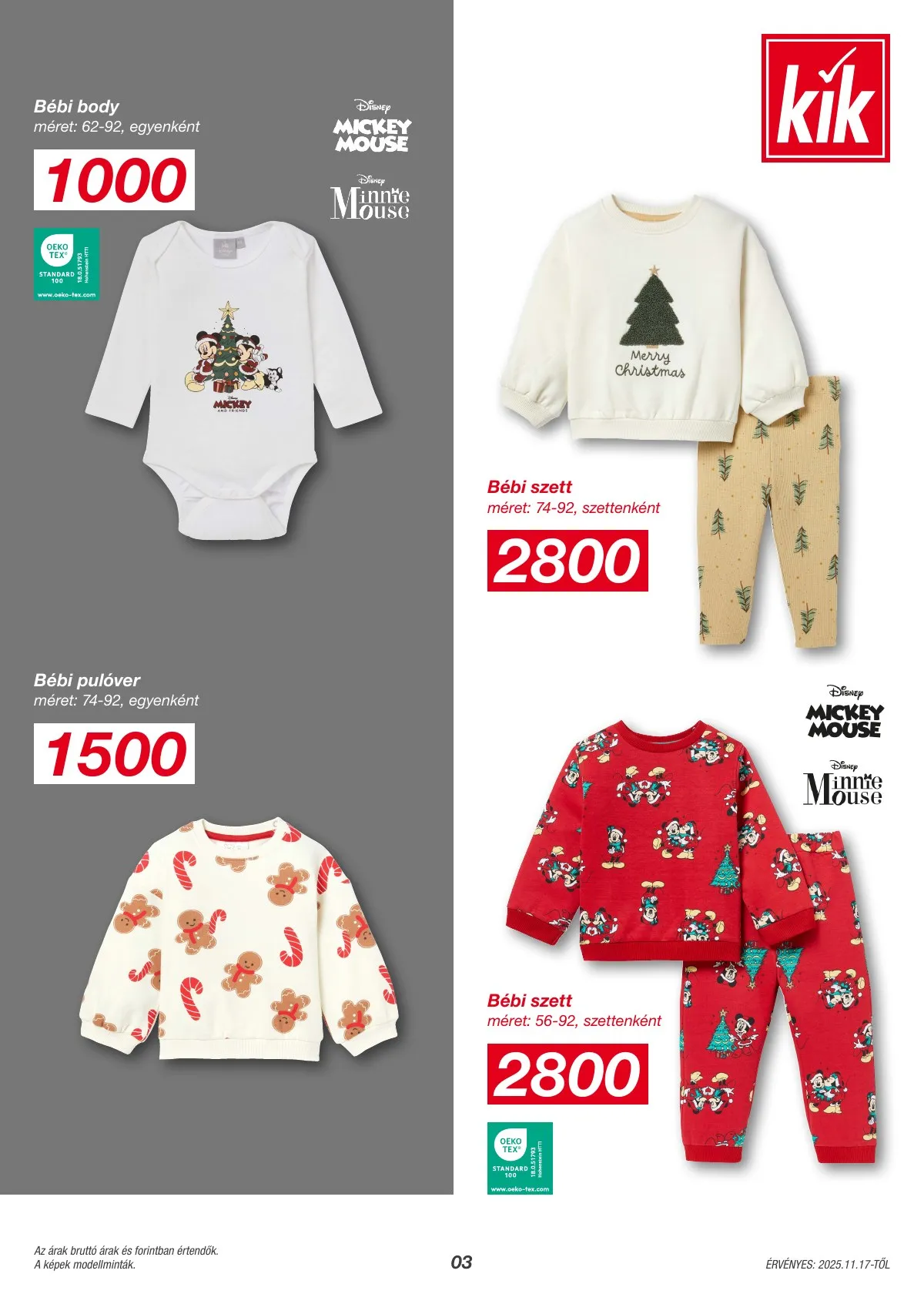 KiK akciós újság Textil 11.17–11.17 – 3. oldal