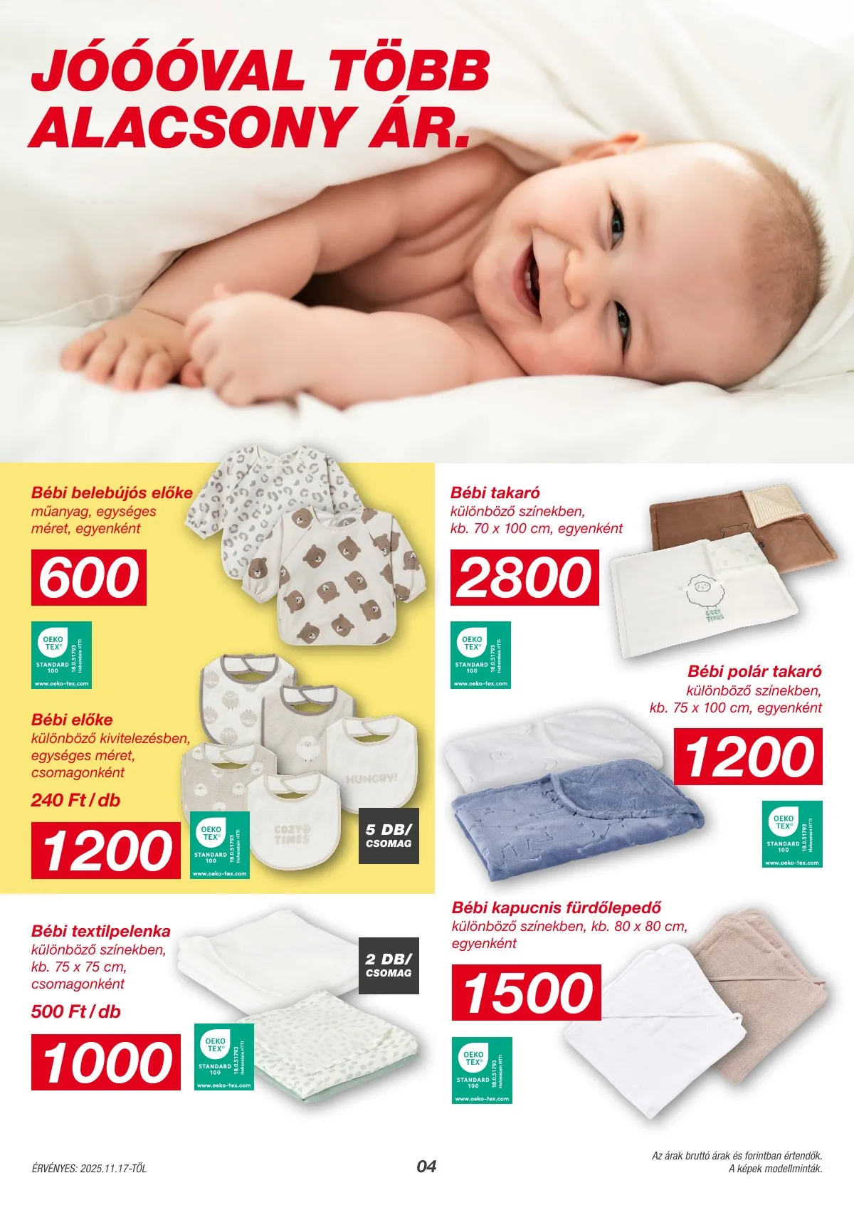 KiK akciós újság Textil 11.17–11.17 – 4. oldal