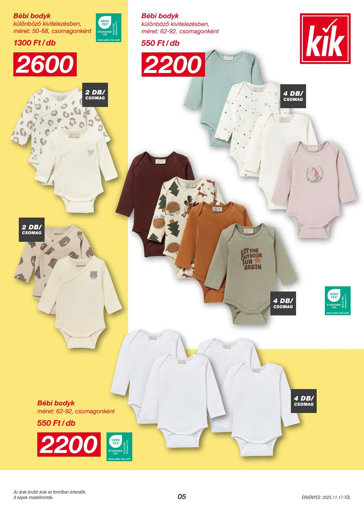 KiK akciós újság Textil 11.17–11.17 – 5. oldal