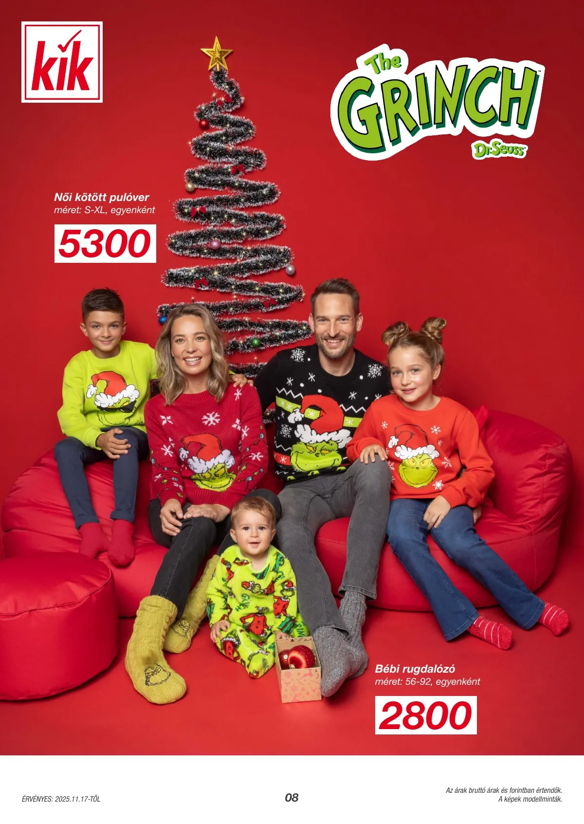 KiK akciós újság Textil 11.17–11.17 – 8. oldal