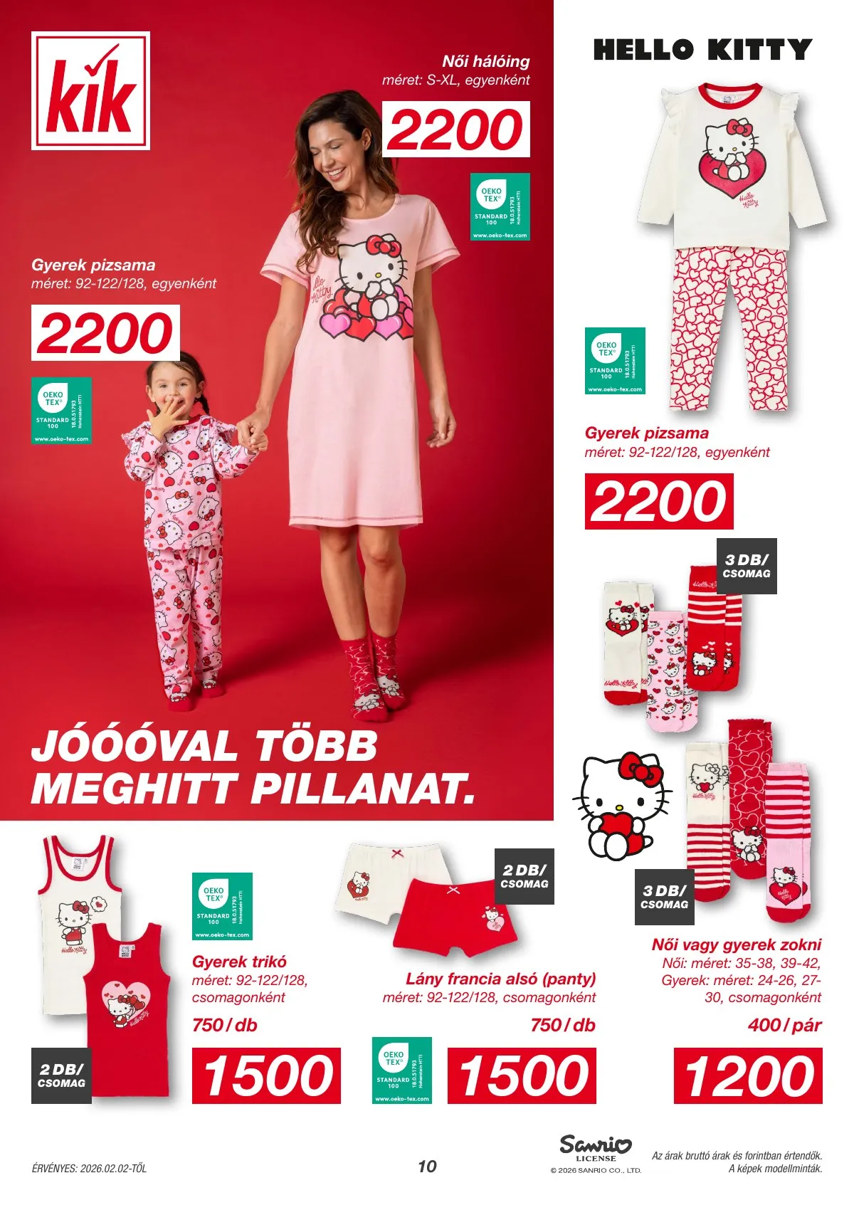 KiK akciós újság Textil 02.02–02.02 – 10. oldal