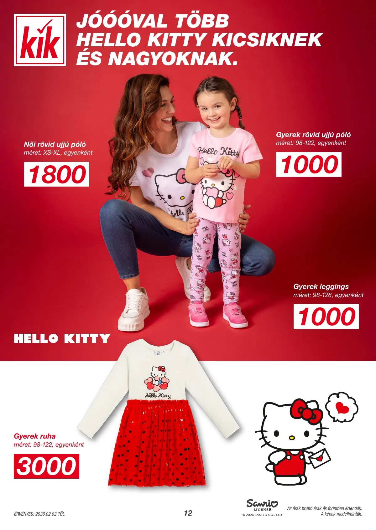 KiK akciós újság Textil 02.02–02.02 – 12. oldal