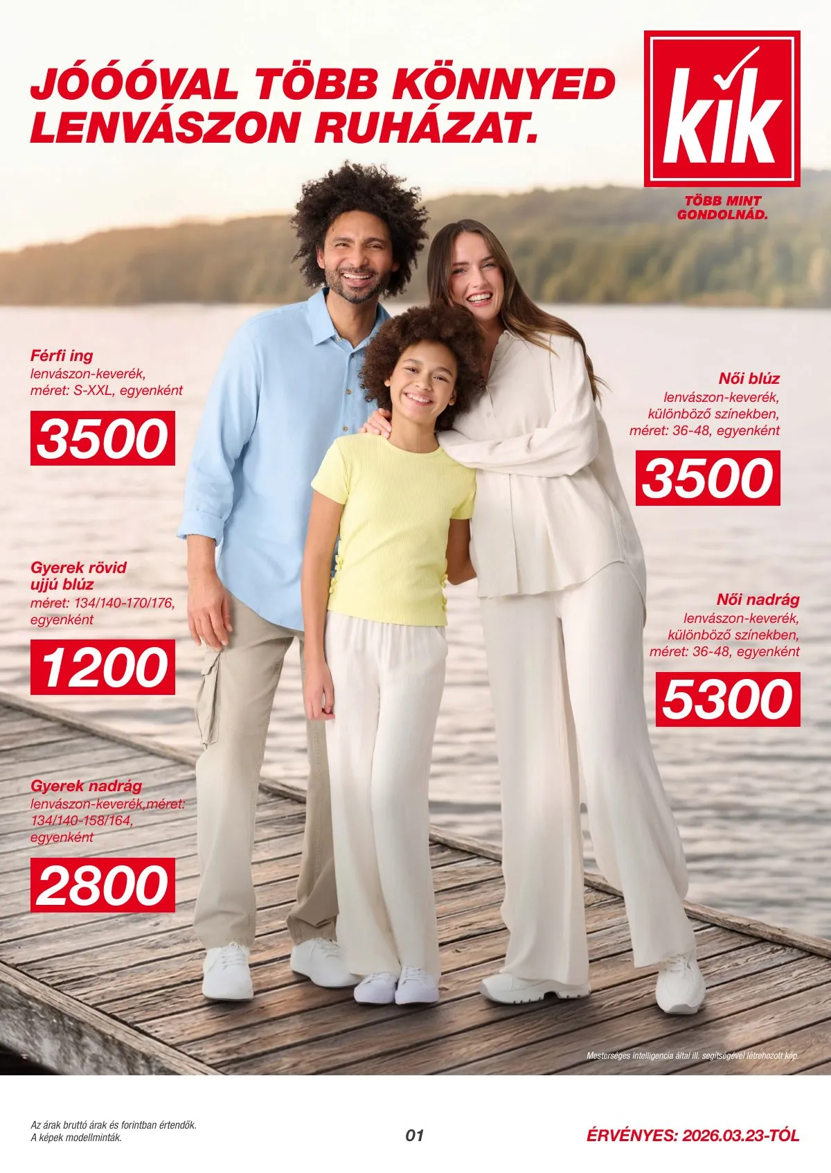 KiK akciós újság Textil 03.23–03.23