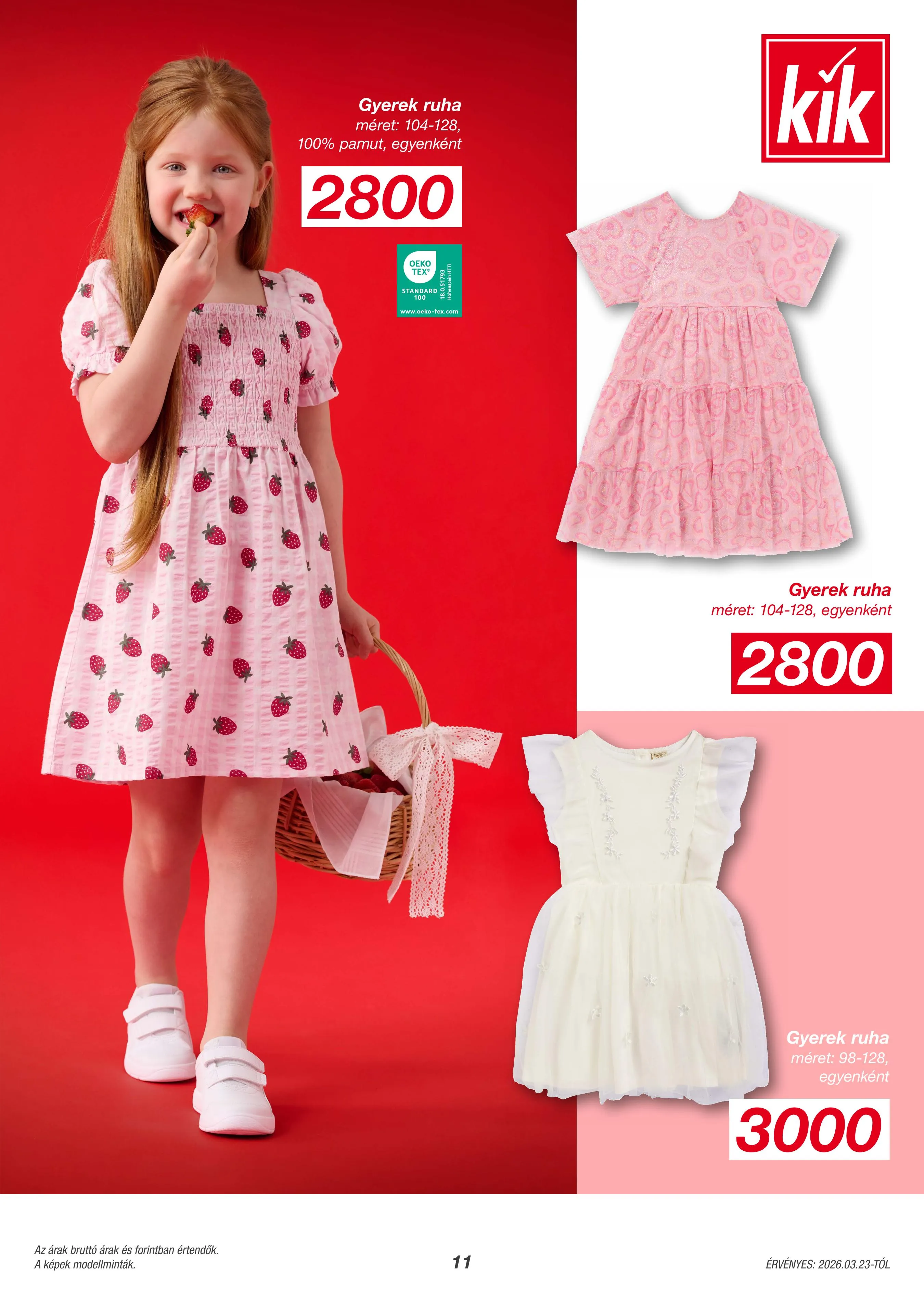 KiK akciós újság Textil 03.23–03.23 – 11. oldal