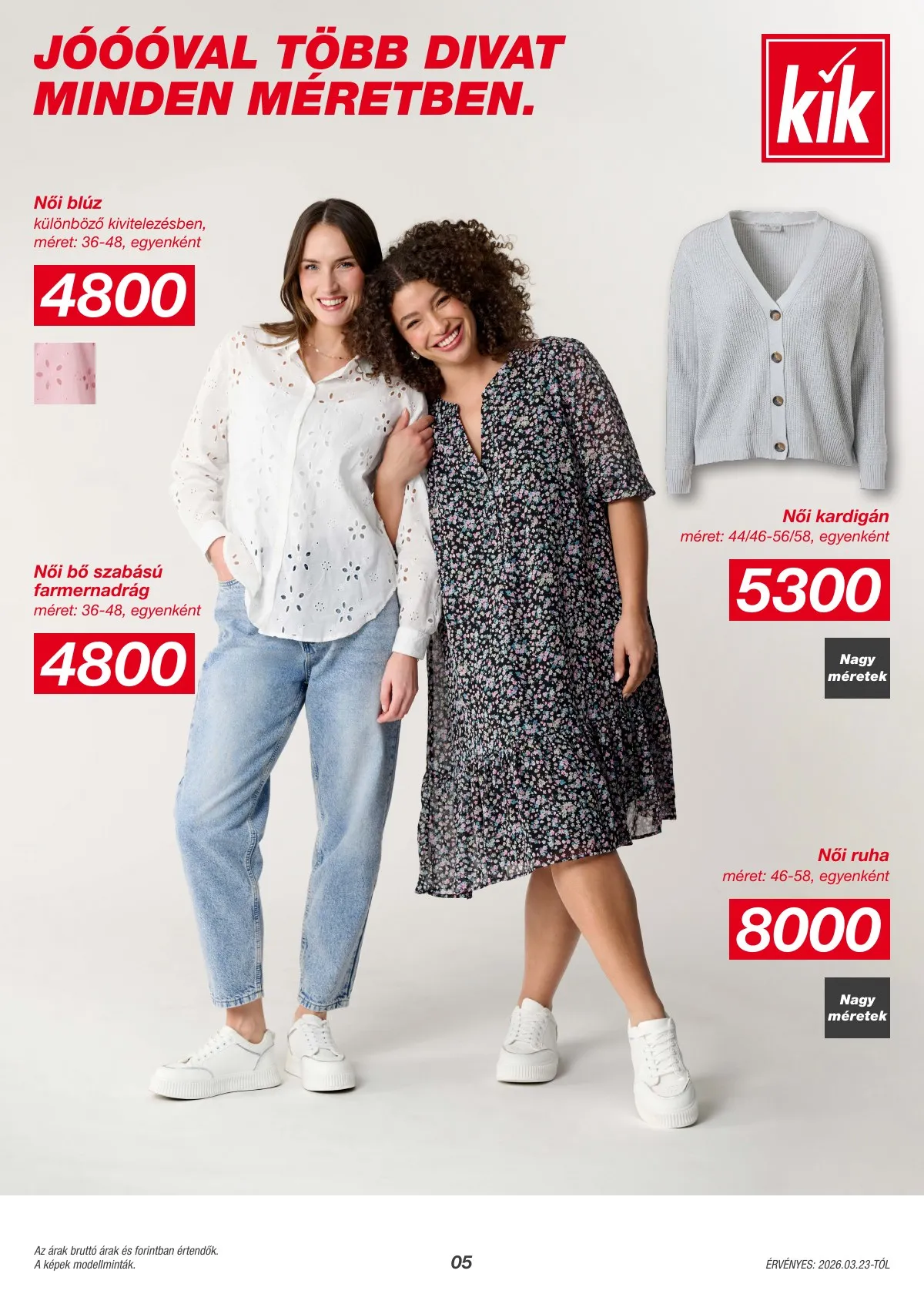 KiK akciós újság Textil 03.23–03.23 – 5. oldal