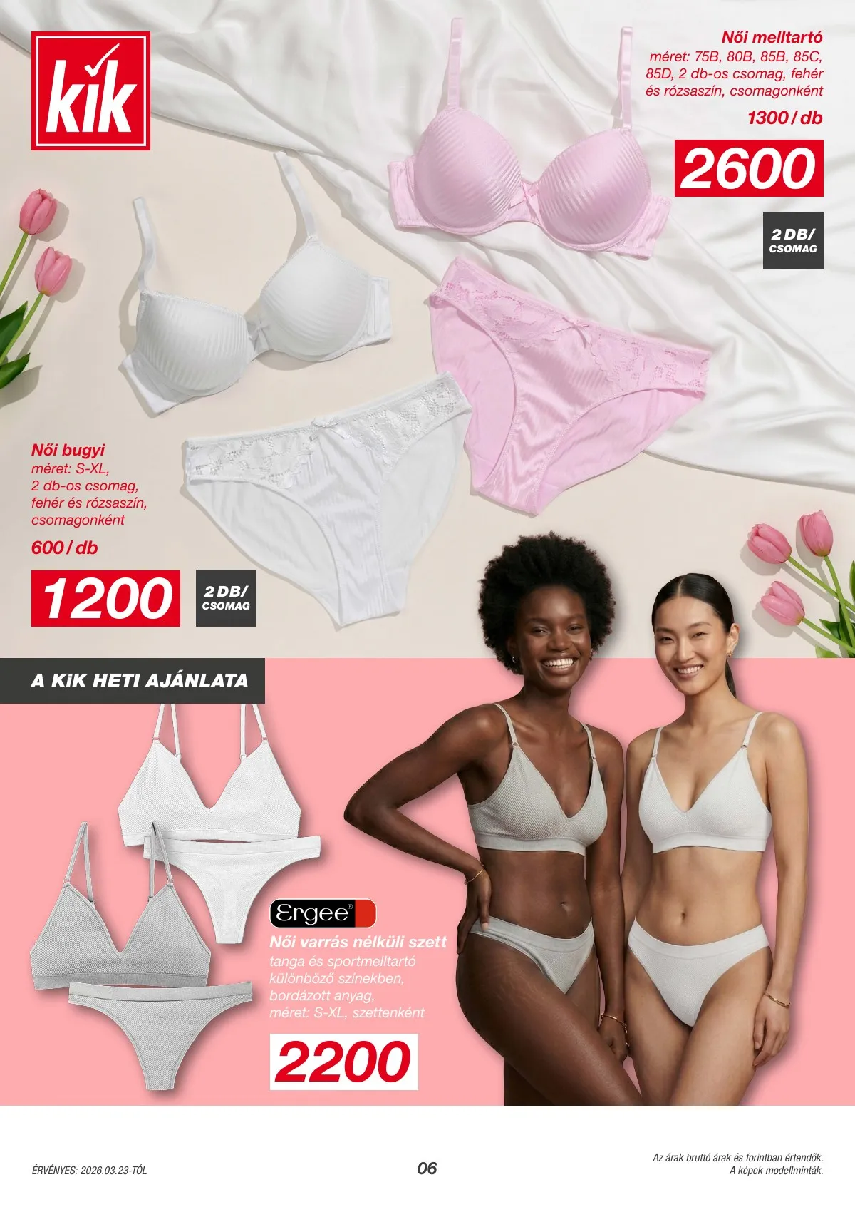 KiK akciós újság Textil 03.23–03.23 – 6. oldal