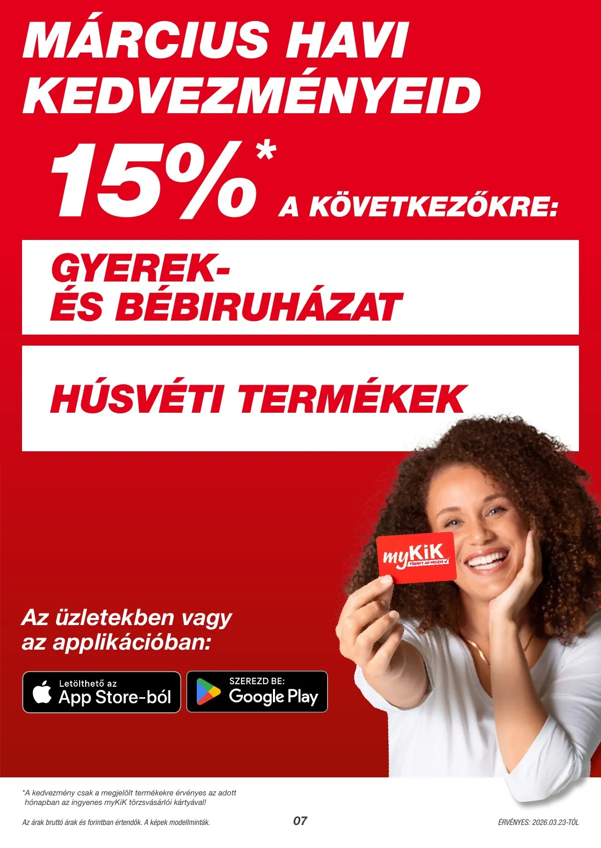 KiK akciós újság Textil 03.23–03.23 – 7. oldal