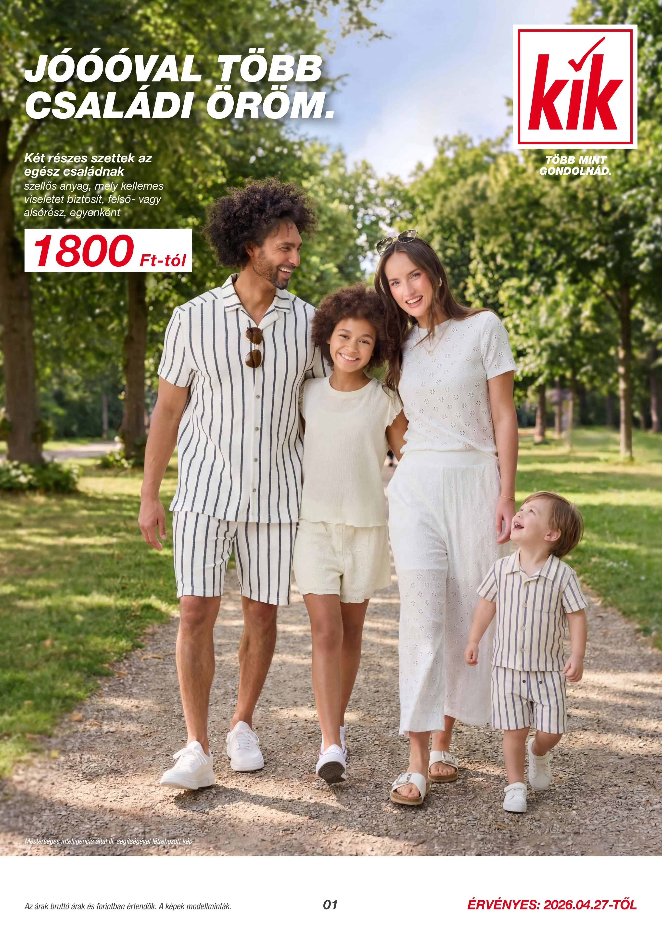 KiK akciós újság Textil 04.27–04.27