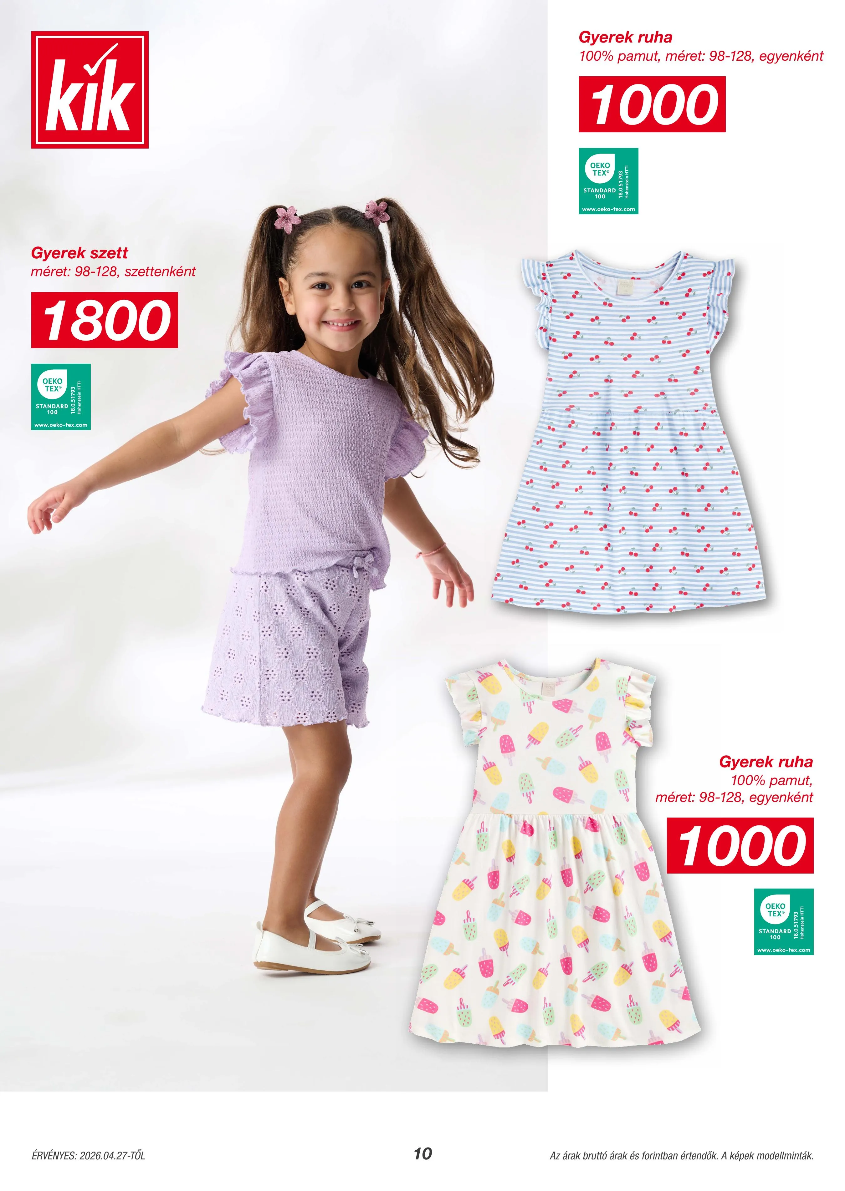 KiK akciós újság Textil 04.27–04.27 – 10. oldal