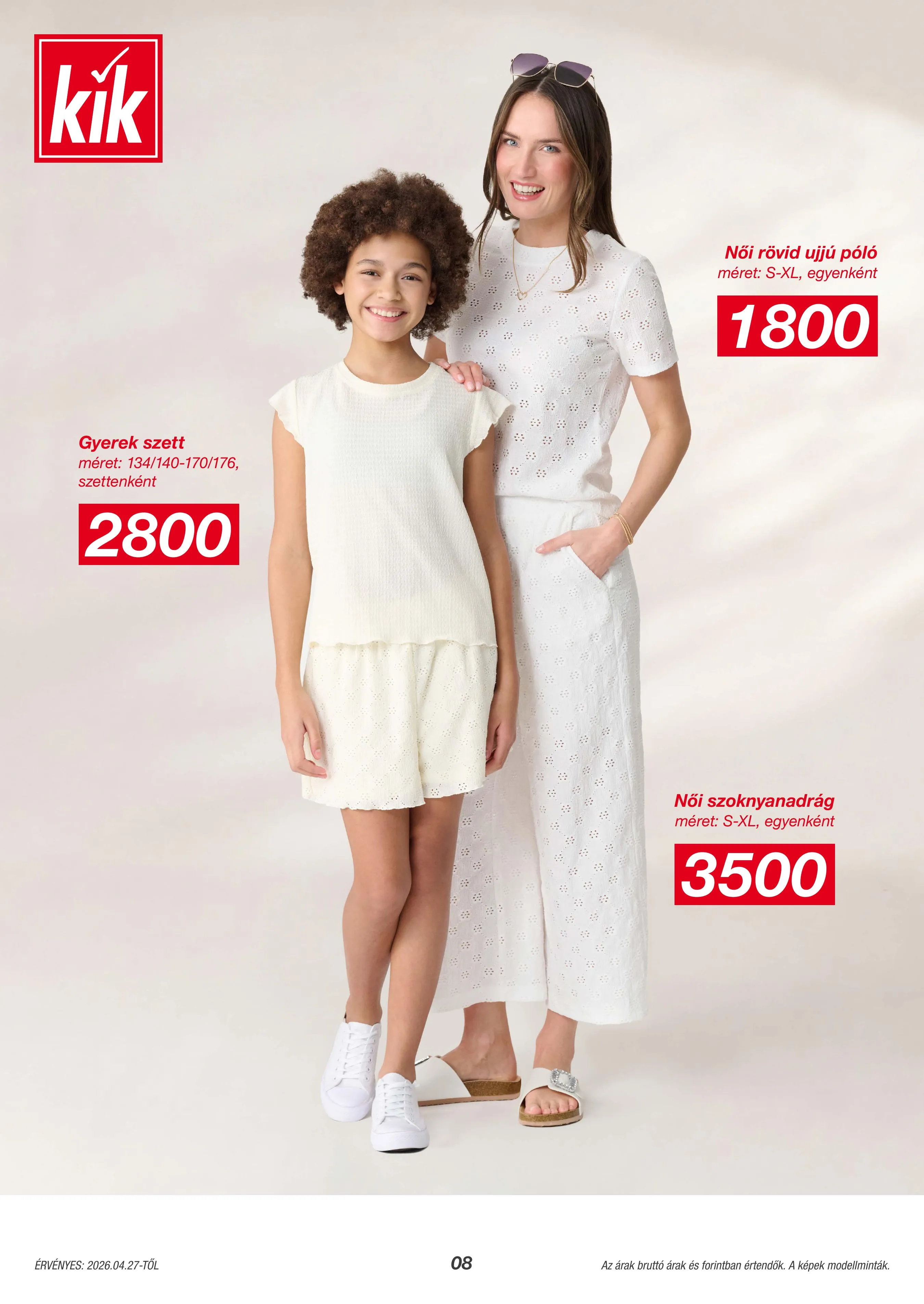 KiK akciós újság Textil 04.27–04.27 – 8. oldal