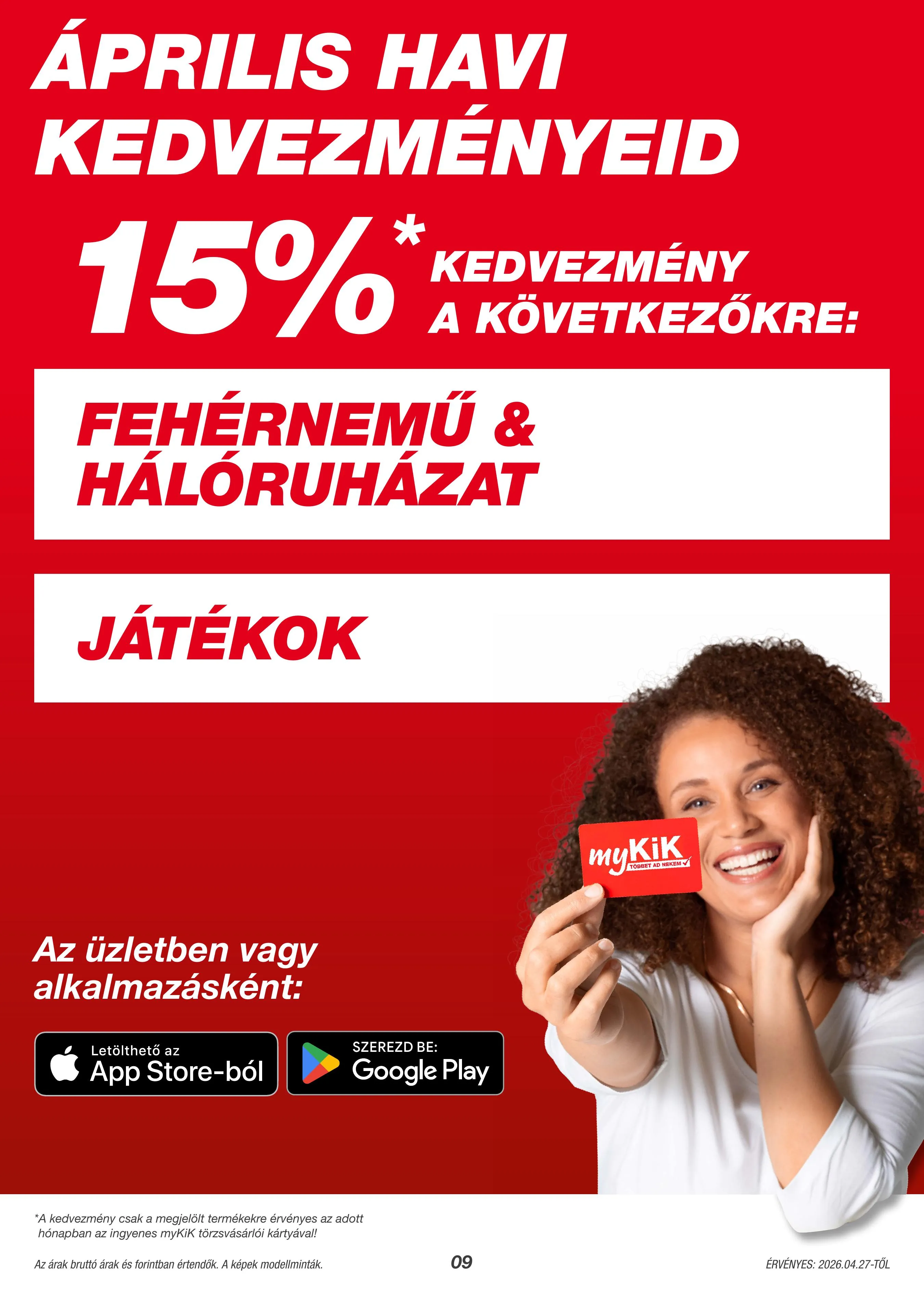 KiK akciós újság Textil 04.27–04.27 – 9. oldal
