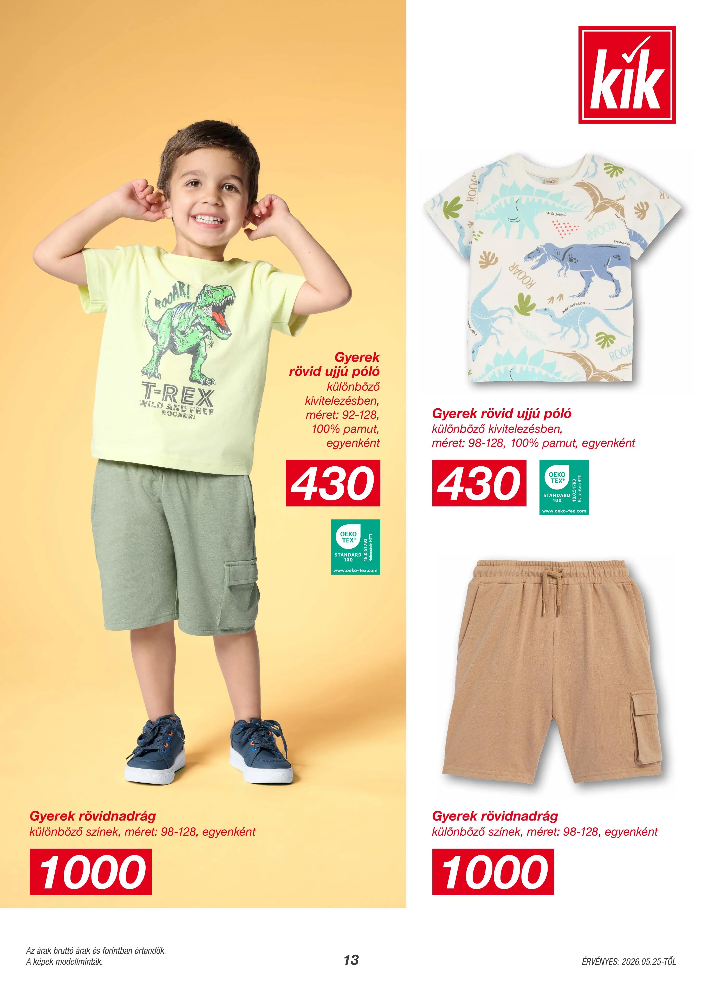 KiK akciós újság Textil 05.25–05.25 – 13. oldal